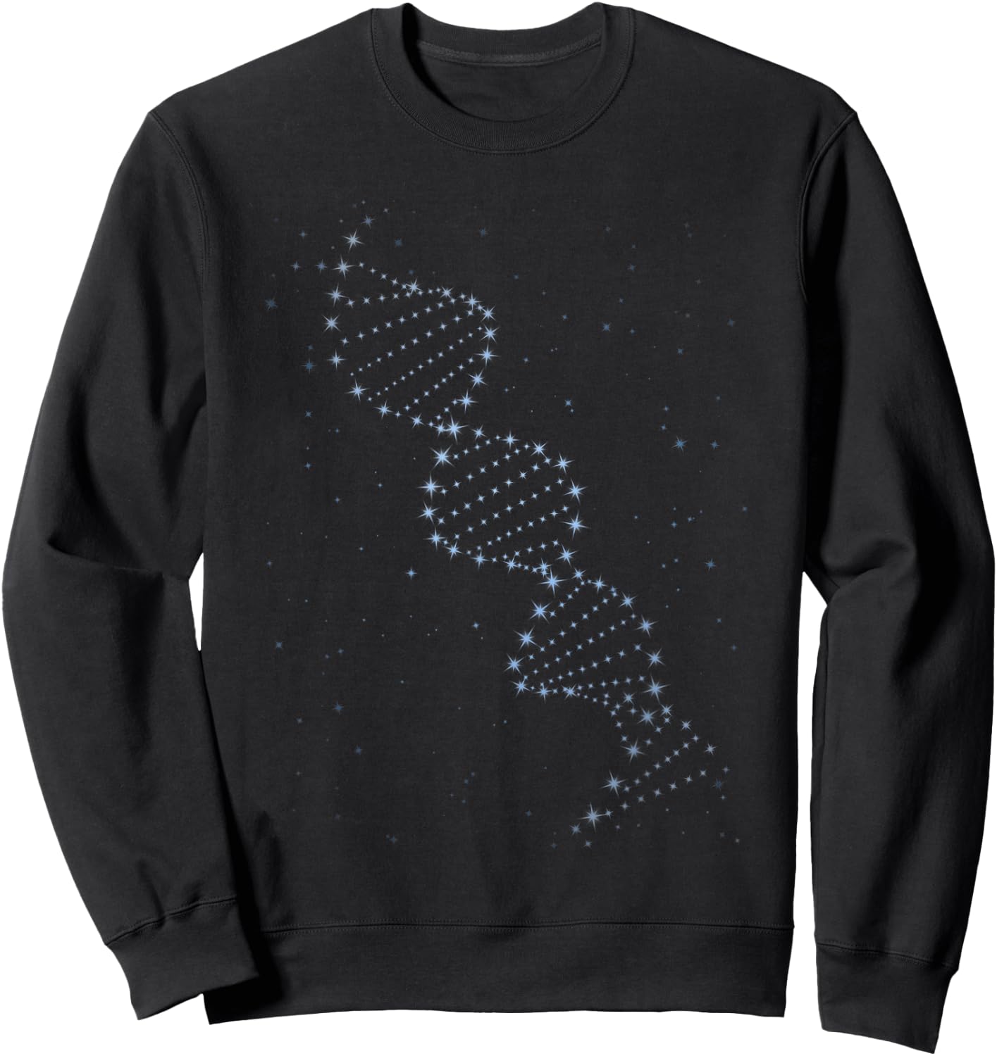 DNA Double Helix Astronomy Science Celestial Gift Men Women Sweatshirt - Sweatshirt | Black