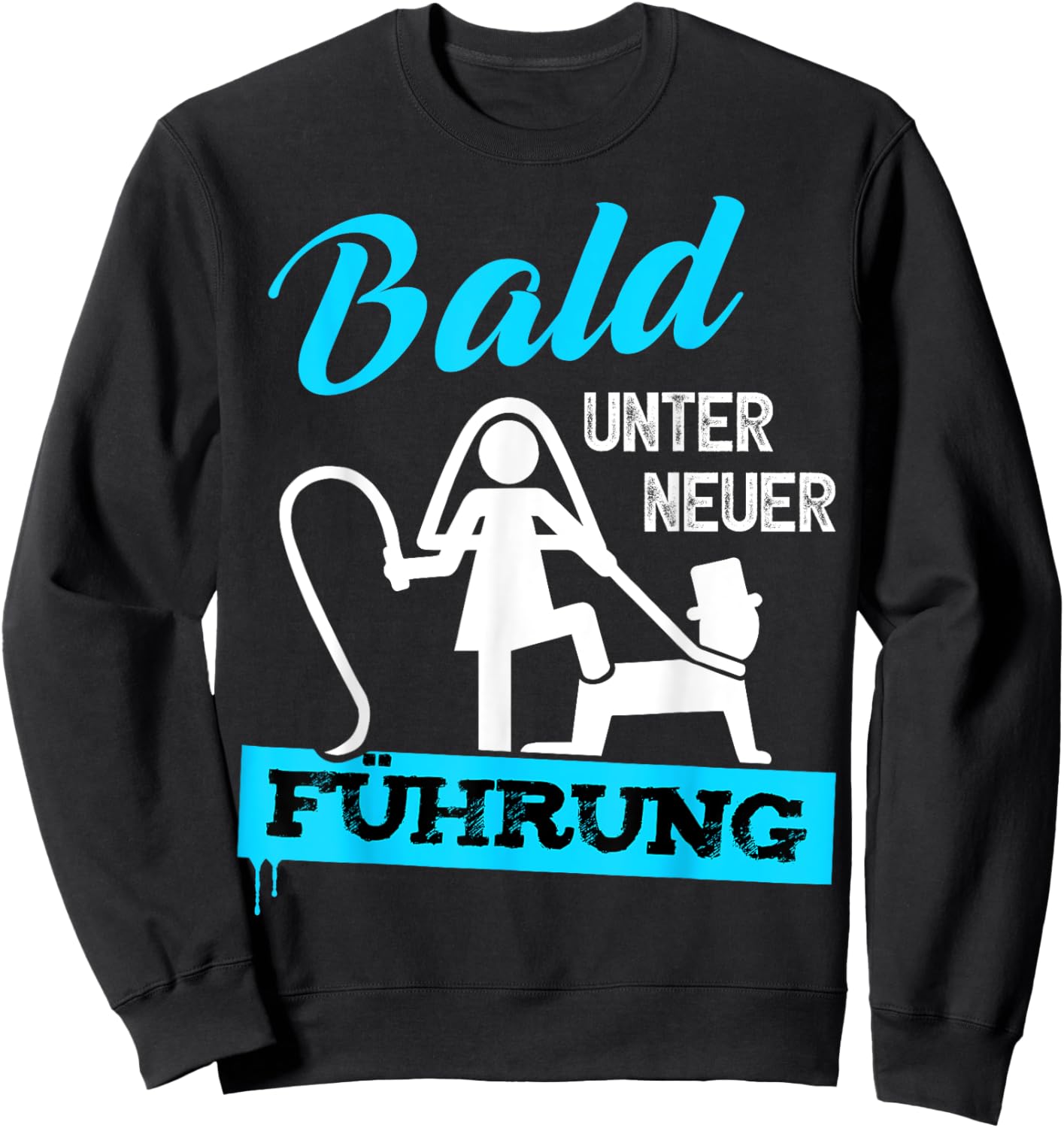 Junggesellenabschied Bräutigam JGA Männer Polterer Sweatshirt - Sweatshirt | Black