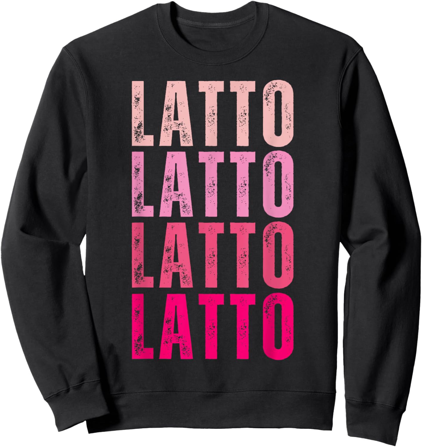 Personalized Name Latto I Love Latto Vintage Sweatshirt - Sweatshirt | Black