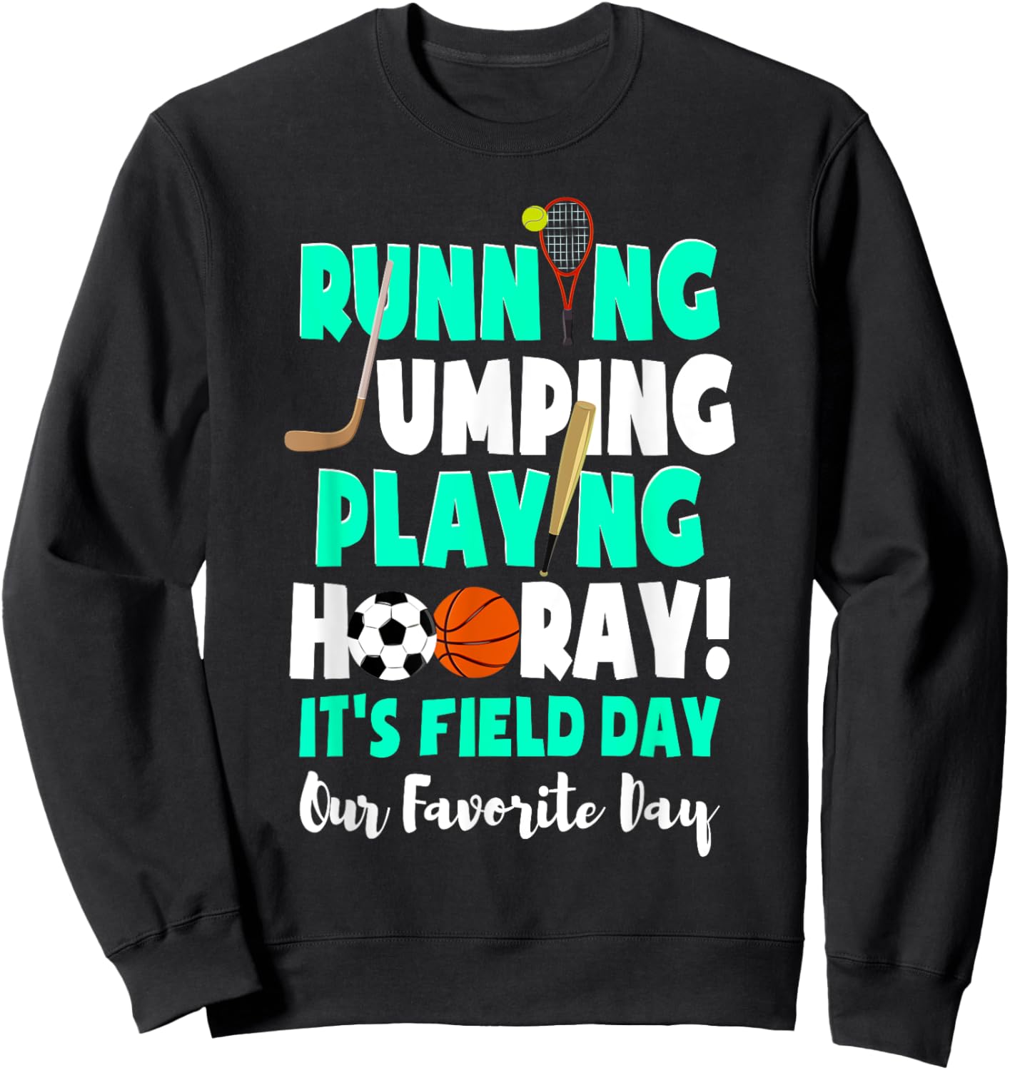 Field Day School Sweatshirt - Sweatshirt | Black