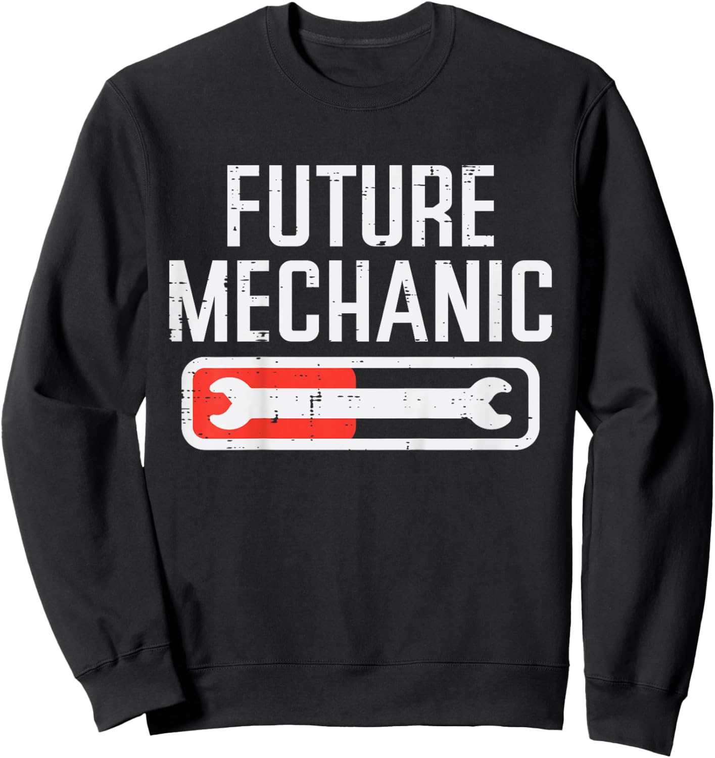 Kids Future Mechanic Car Auto Mechanic Garage Toddler Boys Kids Sweatshirt - Sweatshirt | Black