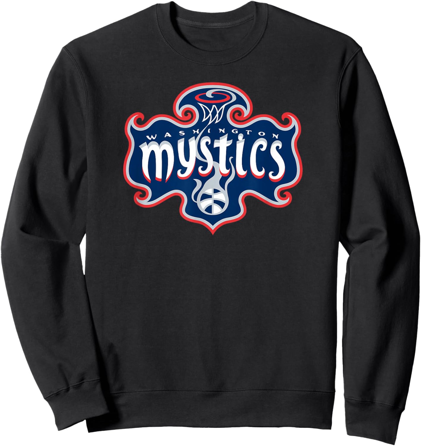 WNBA Washington Mystics Fan Base Sweatshirt - Sweatshirt | Black