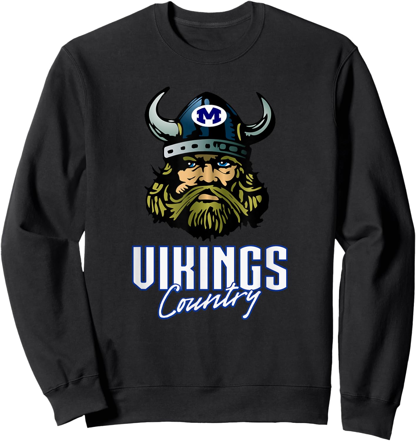 Miamisburg Vikings Logo Country HS Sweatshirt - Sweatshirt | Black