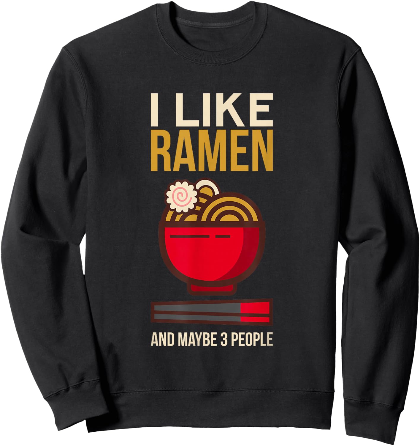 Ramen Kawaii Anime Manga Noodles Ichiran Samyang Ramen Sweatshirt - Sweatshirt | Black