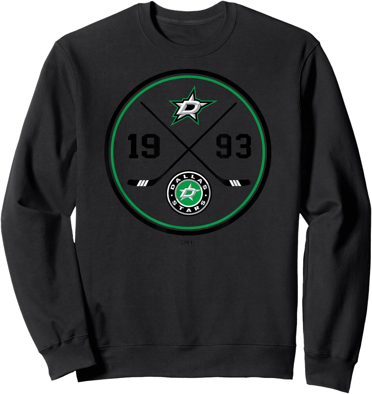 Dallas Stars Prize White Officially Licensed Sweatshirt - Sweatshirt | Black