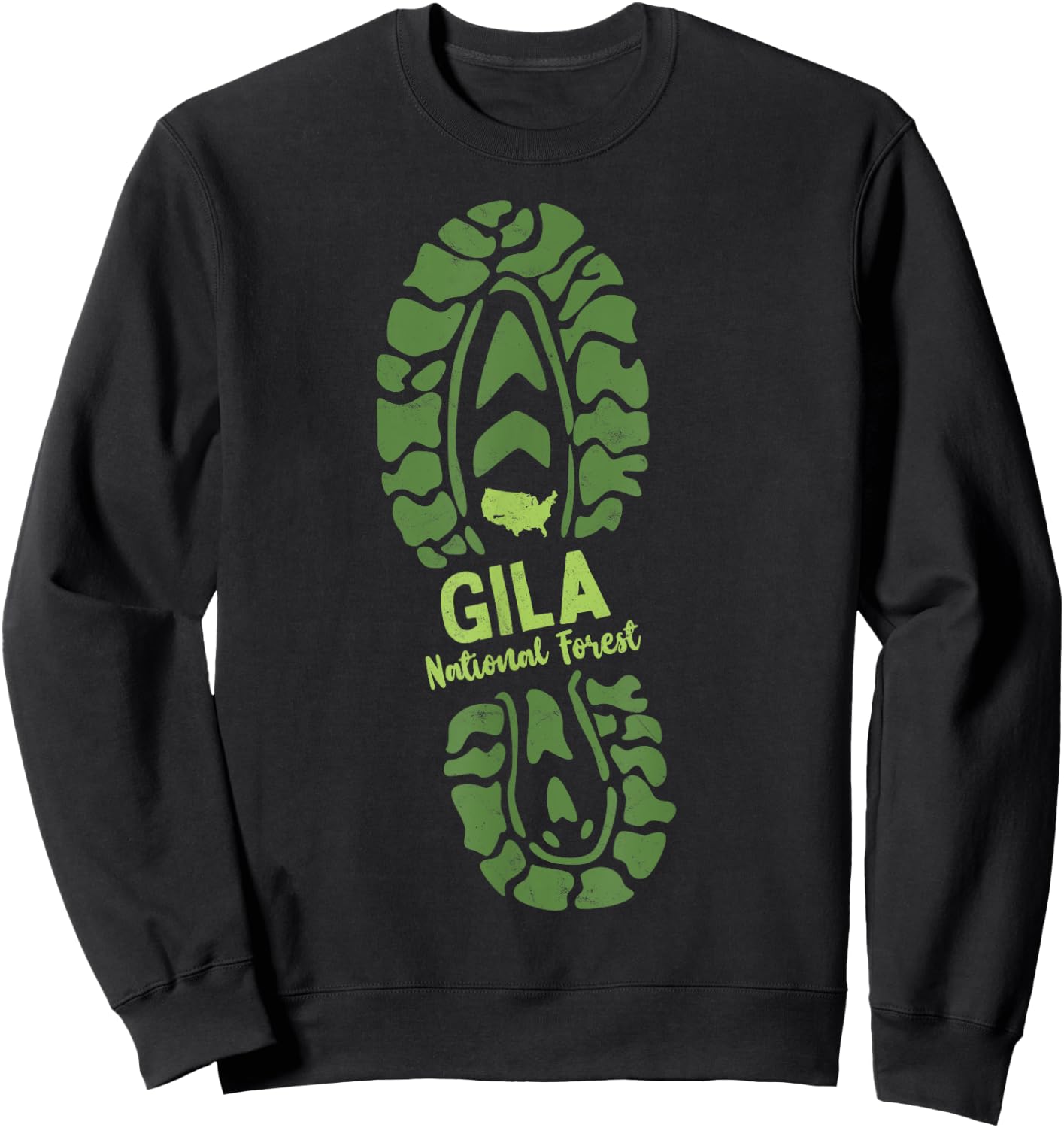 Gila National Forest New Mexico NM Wilderness Vacation Sweatshirt - Sweatshirt | Black