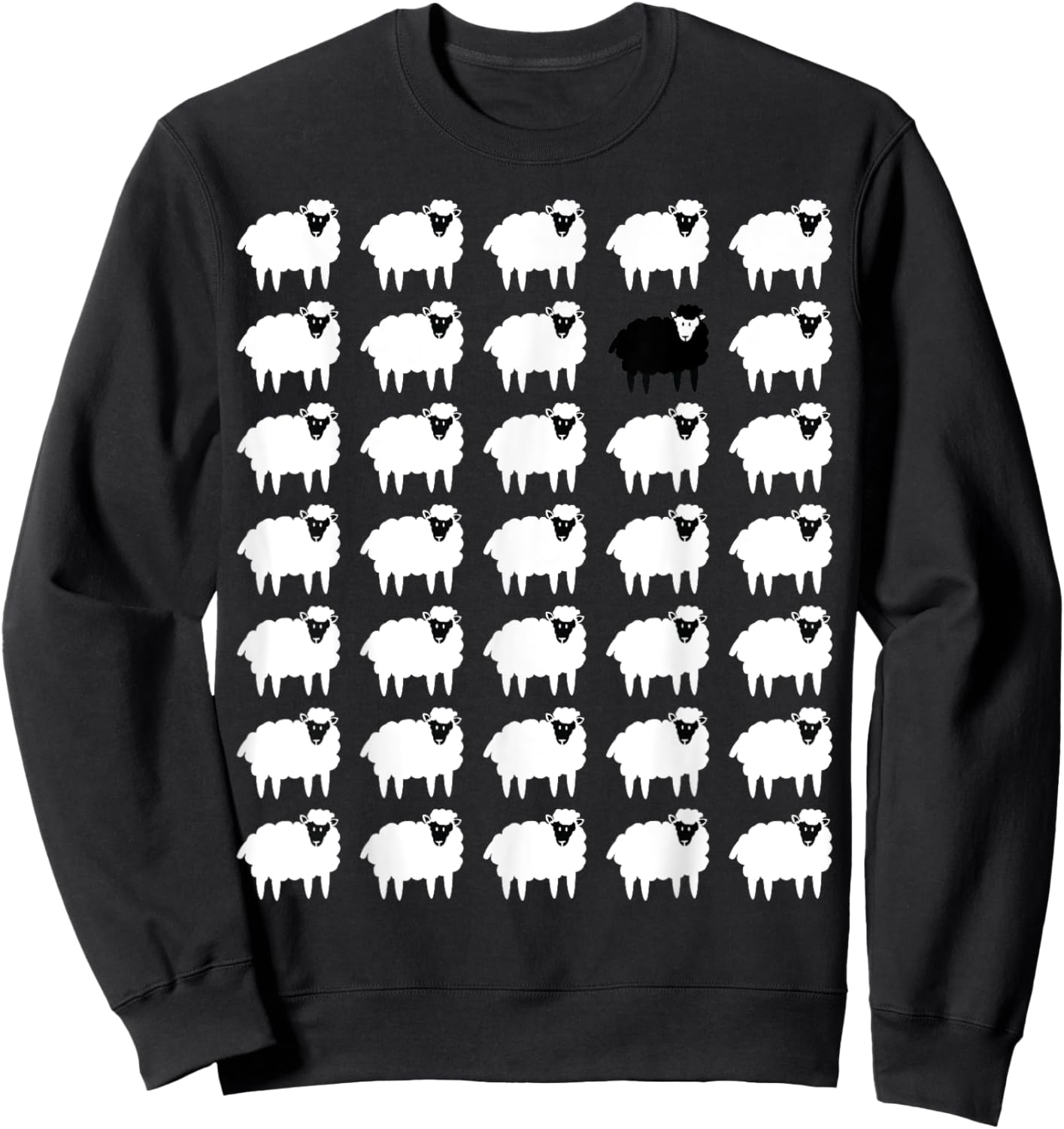 Memorabilia Sheep That Is Black and White other Sheep Sweatshirt - Sweatshirt | Black