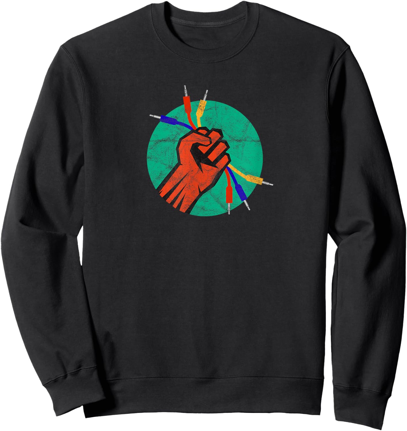 Modular Gear Eurorack Synthesizer Analog Modules Sweatshirt - Sweatshirt | Black