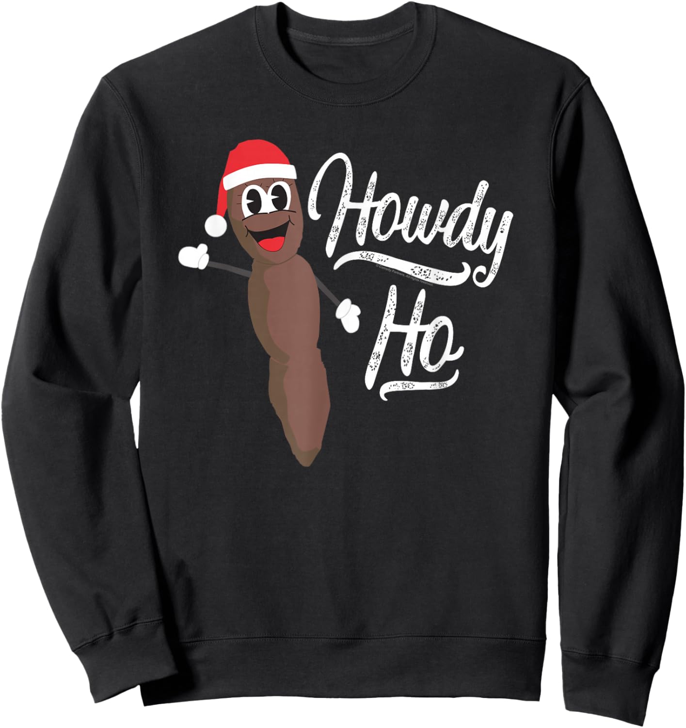 South Park Mr. Hankey Howdy Ho Christmas Sweatshirt - Sweatshirt | Black