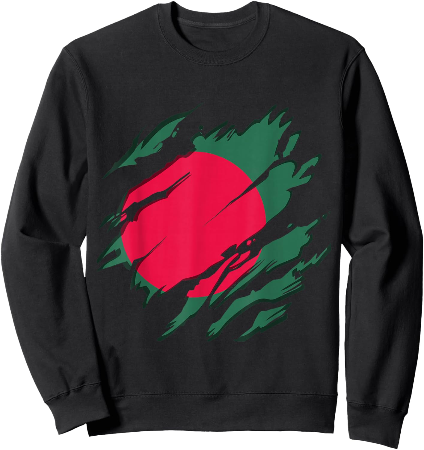 Flag Identity Pride Heritage Bangladesh Sweatshirt - Sweatshirt | Black