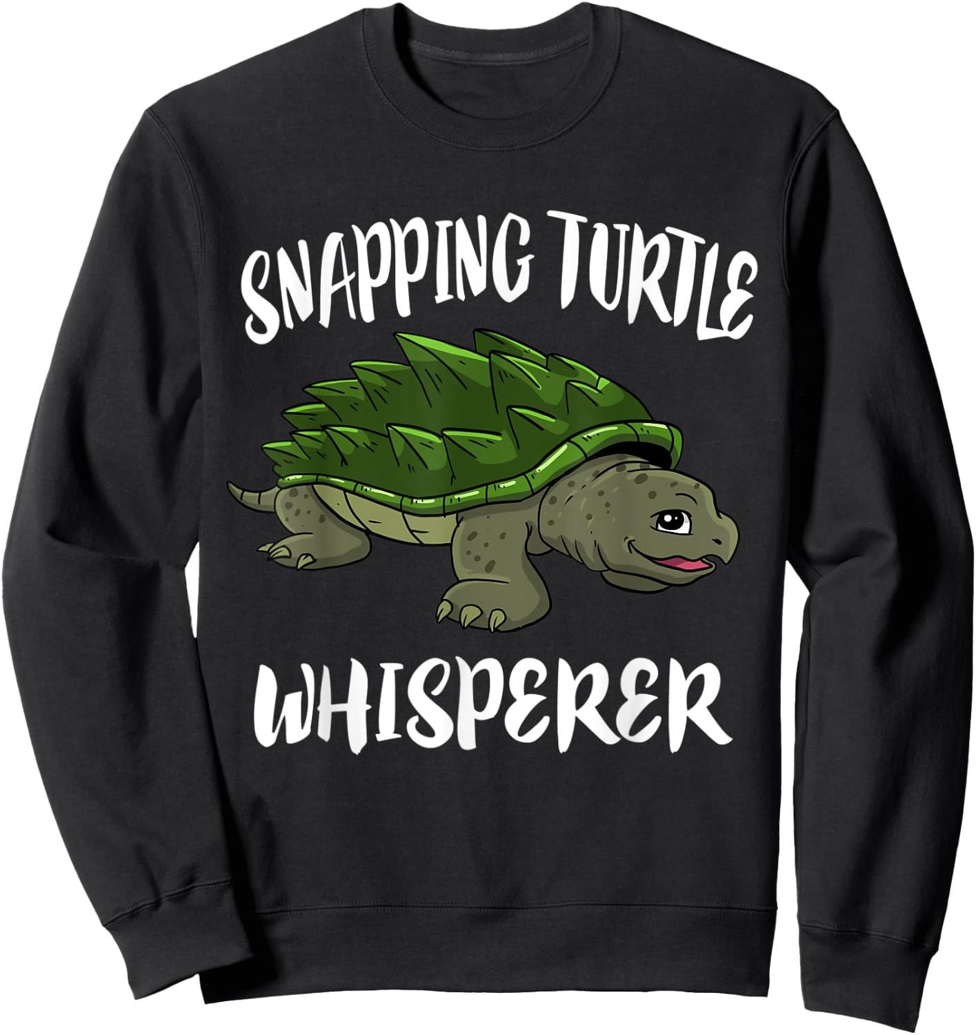 Snapping Turtle Whisperer Sweatshirt - Sweatshirt | Black