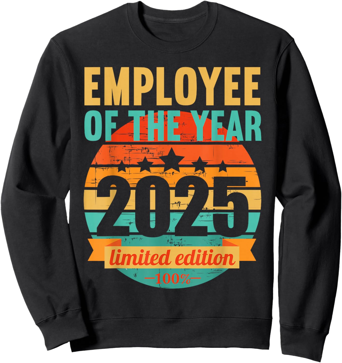 Employee of the year 2025 Sweatshirt - Sweatshirt | Black