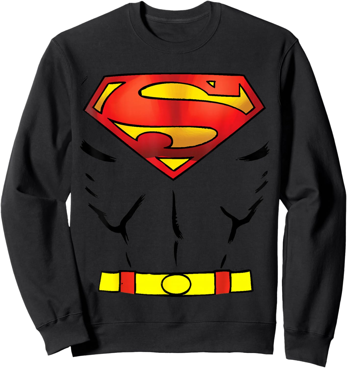 Superman Costume Sweatshirt - Sweatshirt | Black