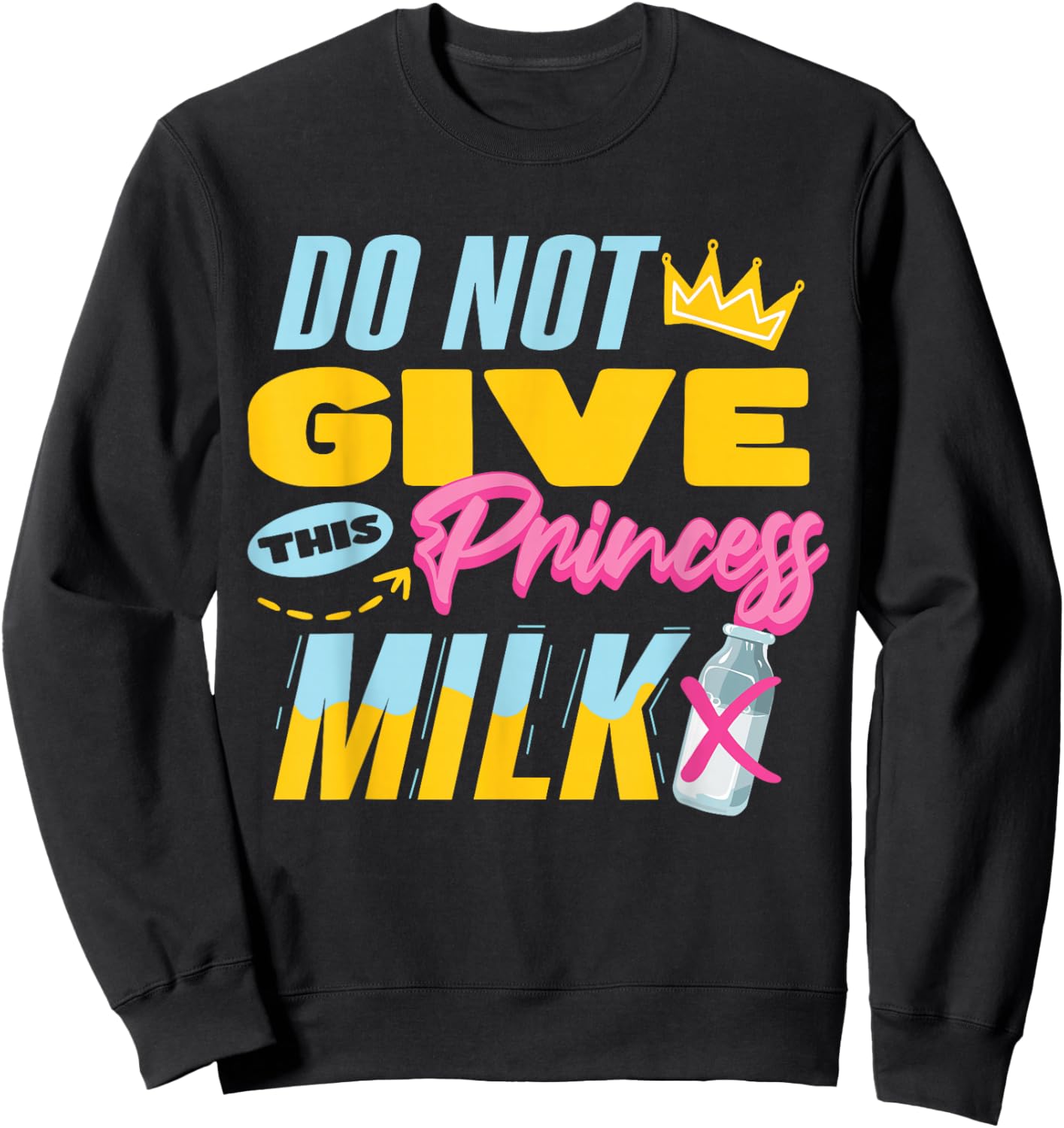 Funny Lactose Tolerant Lactose Intolerant Sweatshirt - Sweatshirt | Black