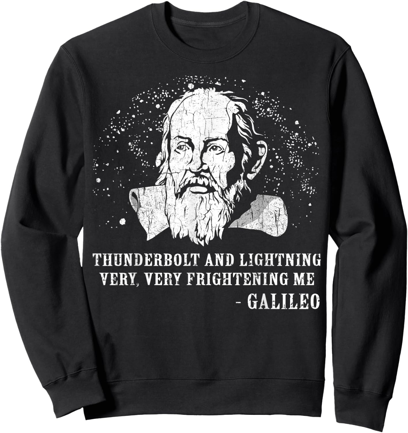 Thunderbolt and Lightning Galileo Retro Very Frightening Me Sweatshirt - Sweatshirt | Black