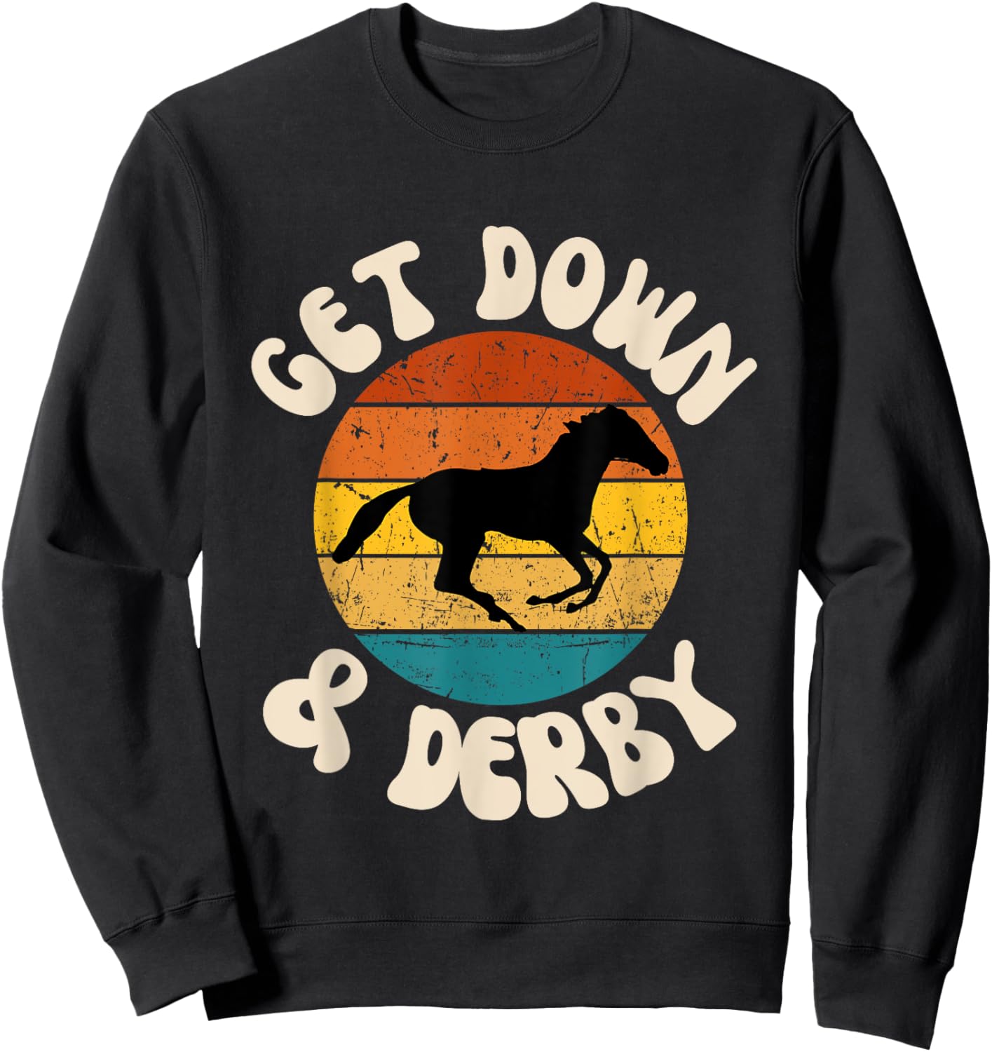 Get Down and Derby Sweatshirt - Sweatshirt | Black