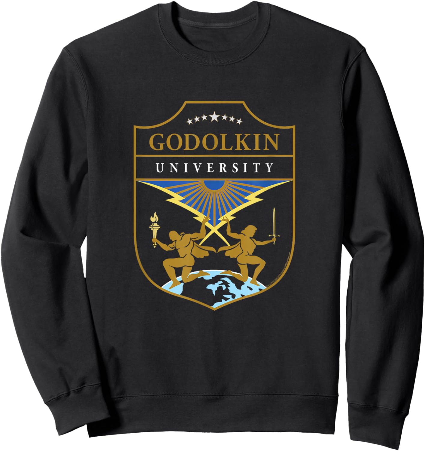 The Boys: Gen V Godolkin University Crest Sweatshirt - Sweatshirt | Black