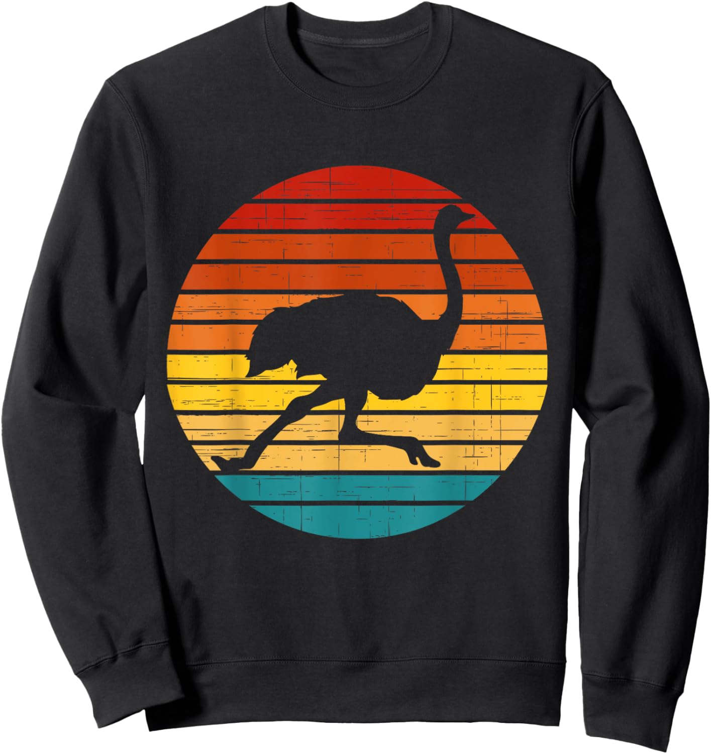 Vintage Ostricht shirt, Ostrich for kids, Ostrich shirt girl Sweatshirt - Sweatshirt | Black