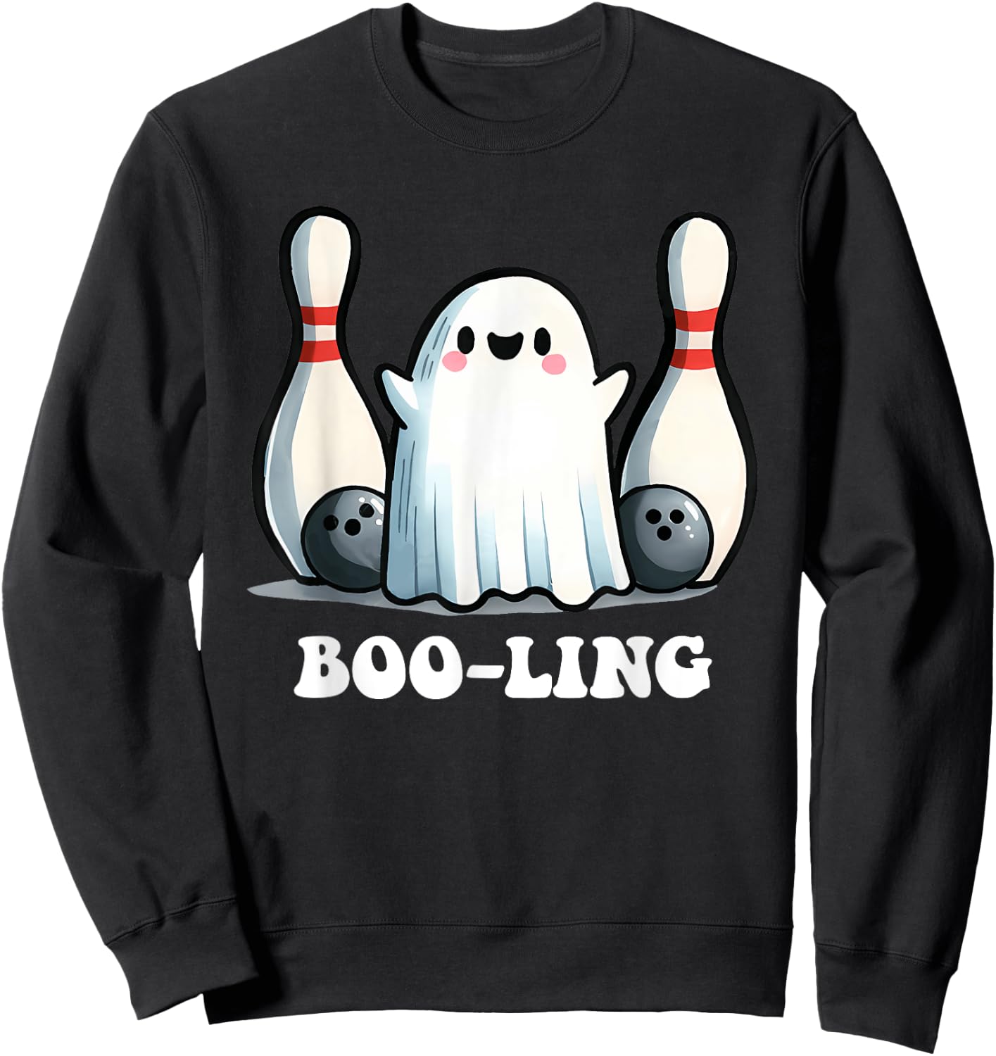 Boo-Ling Funny Boo Appael Sweatshirt - Sweatshirt | Black