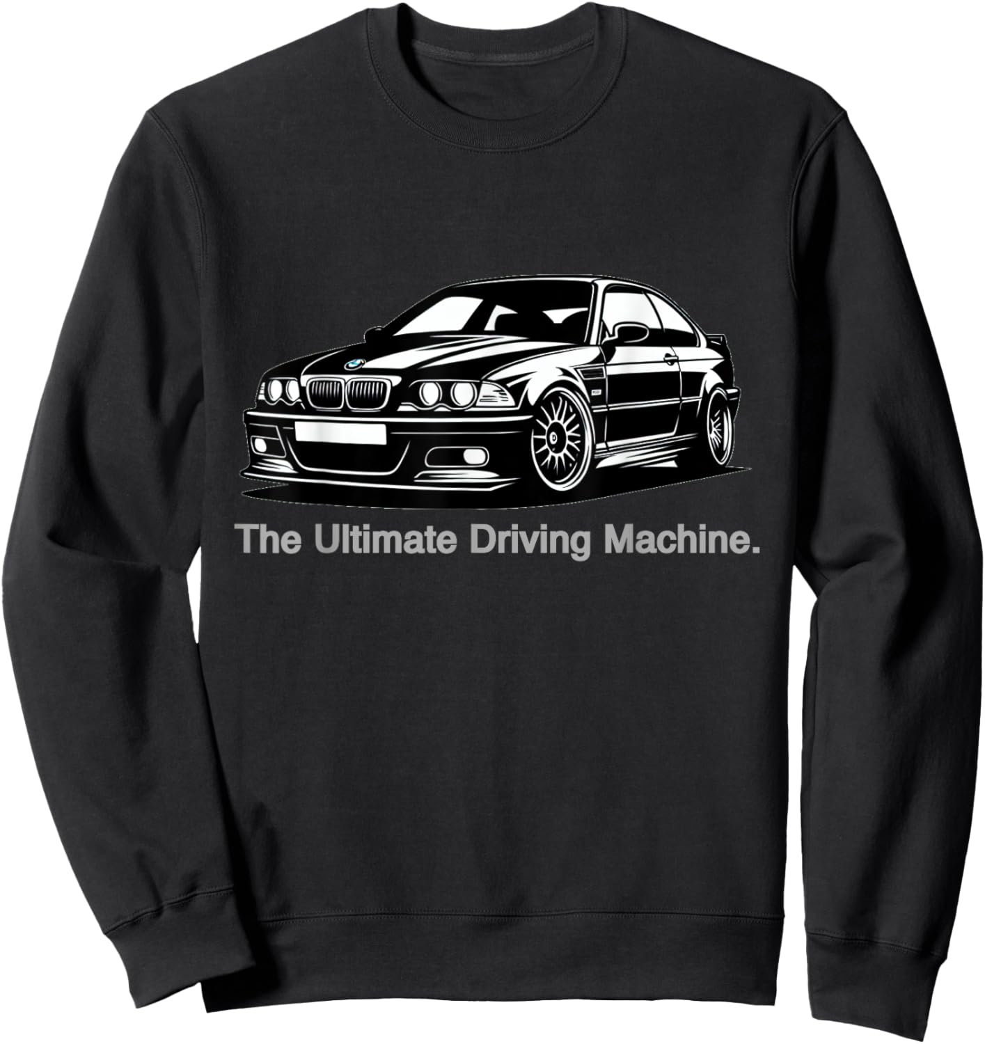 Ultimate Driving Machine Vintage Euro E46 3 Series Sweatshirt - Sweatshirt | Black