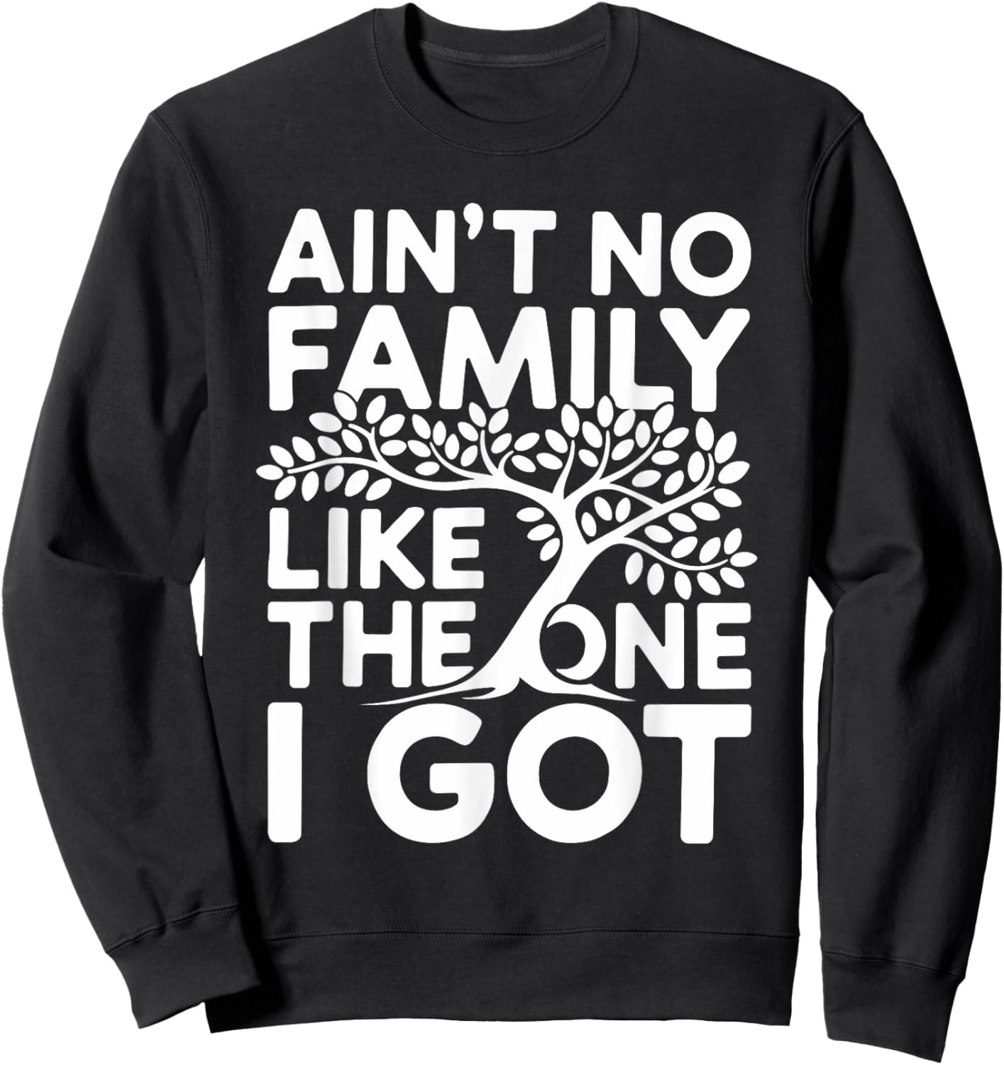Ain't No Family Like The One I Got Shirt Family Reunion Sweatshirt - Sweatshirt | Black