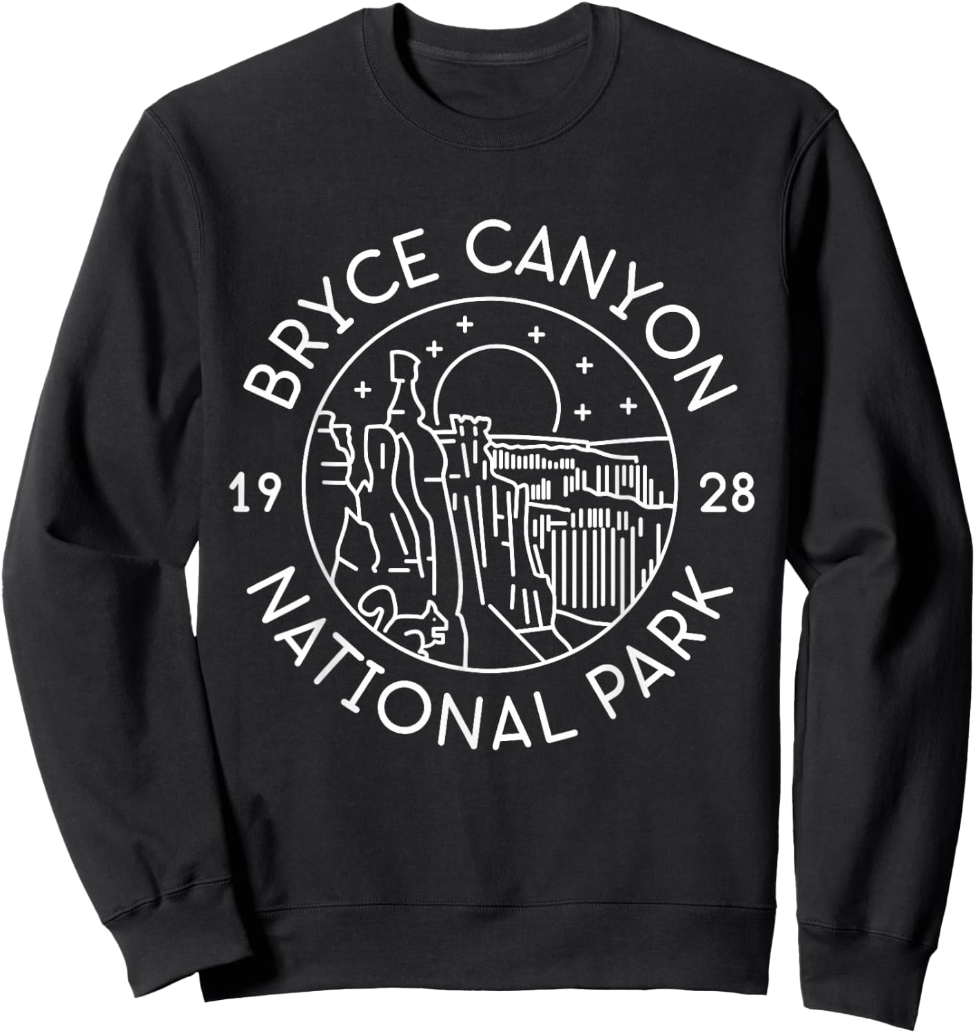 Bryce Canyon National Park 1928 Utah Sweatshirt - Sweatshirt | Black