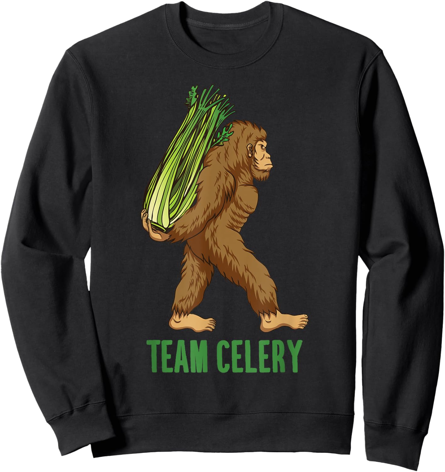 Vegetable Celery Juice Gift Celery Lover Sweatshirt - Sweatshirt | Black