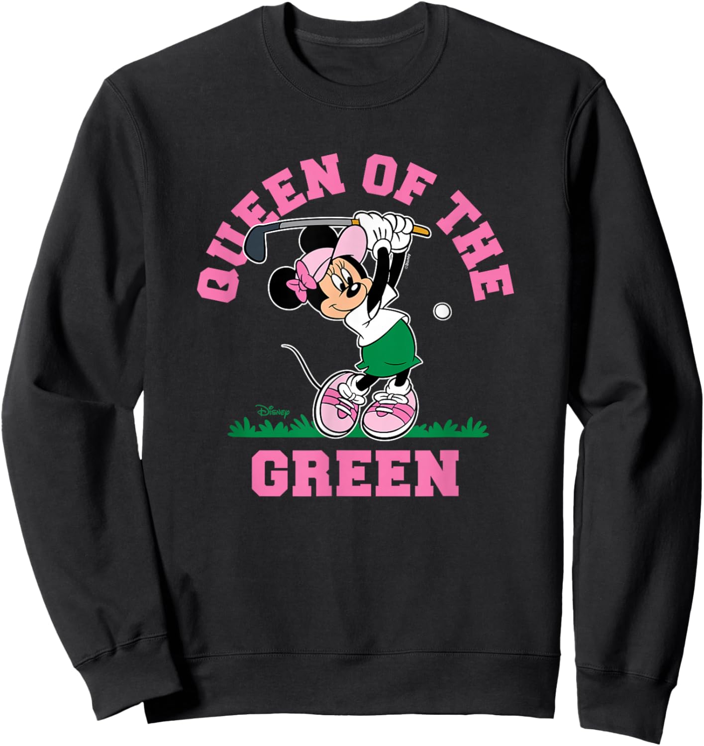 Minnie Mouse - Golfing Queen of The Green Sweatshirt - Sweatshirt | Black