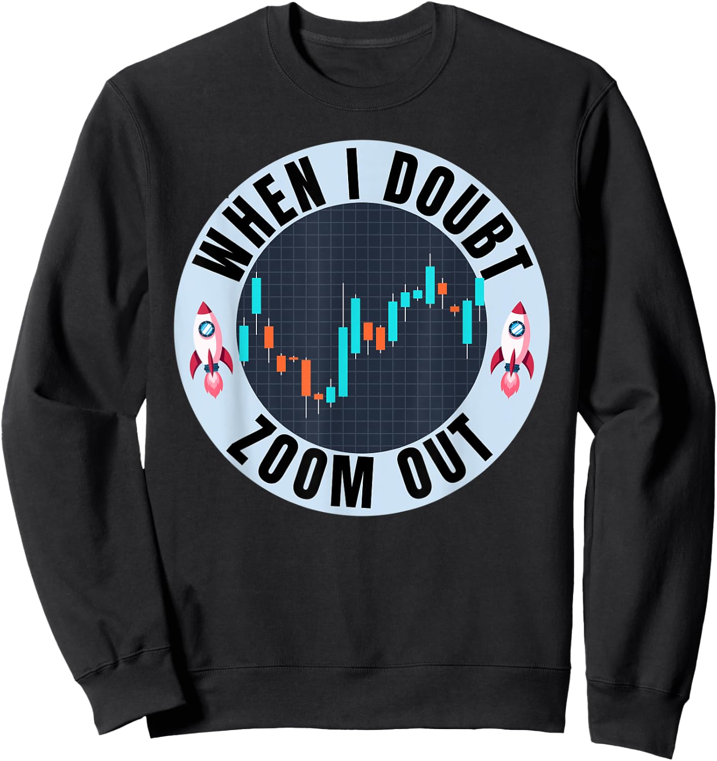 AMC - Apes Together Strong - When In Doubt Zoom Out Sweatshirt - Sweatshirt | Black
