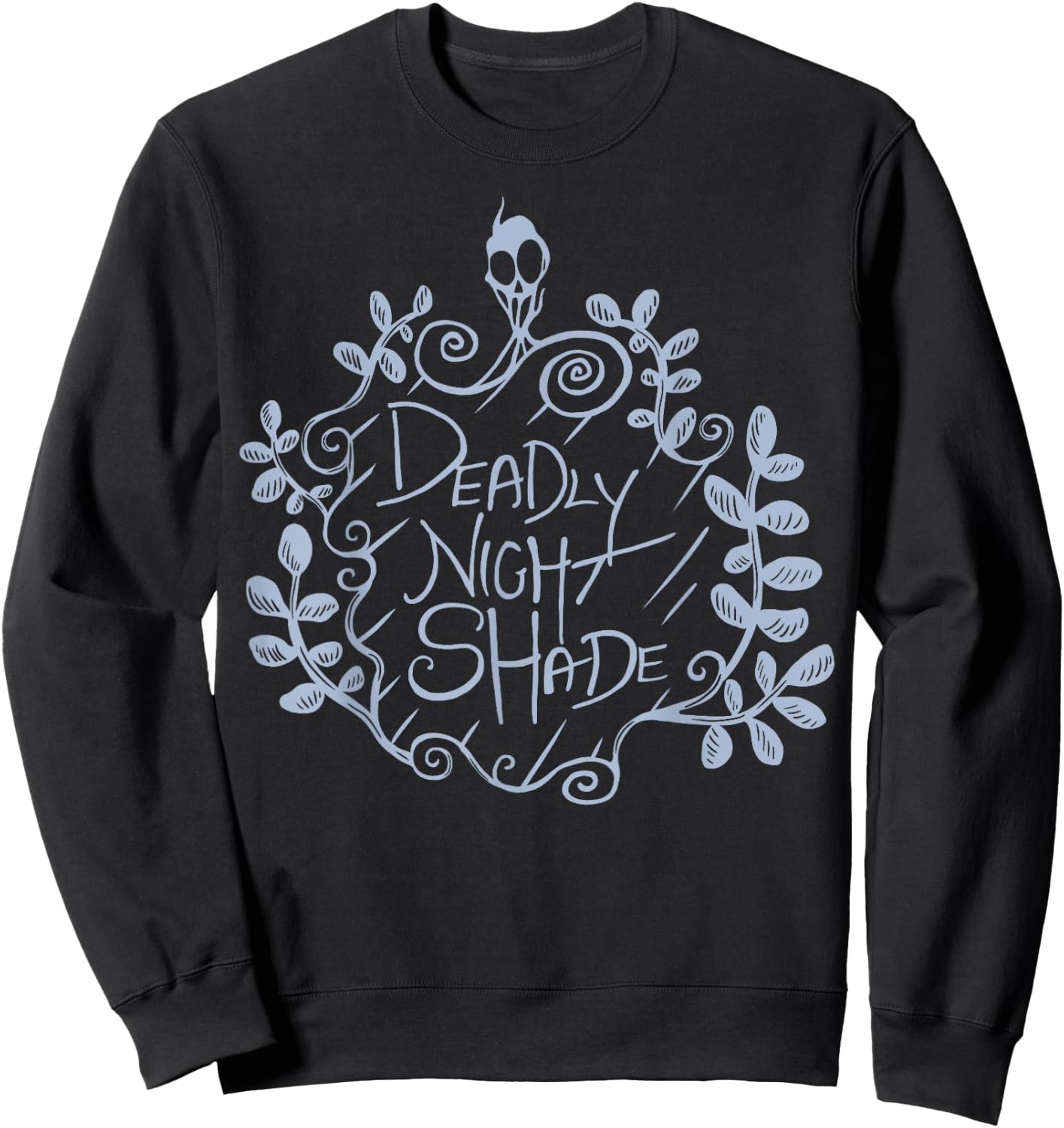 Disney The Nightmare Before Christmas Deadly Night Shade Sweatshirt - Sweatshirt | Black