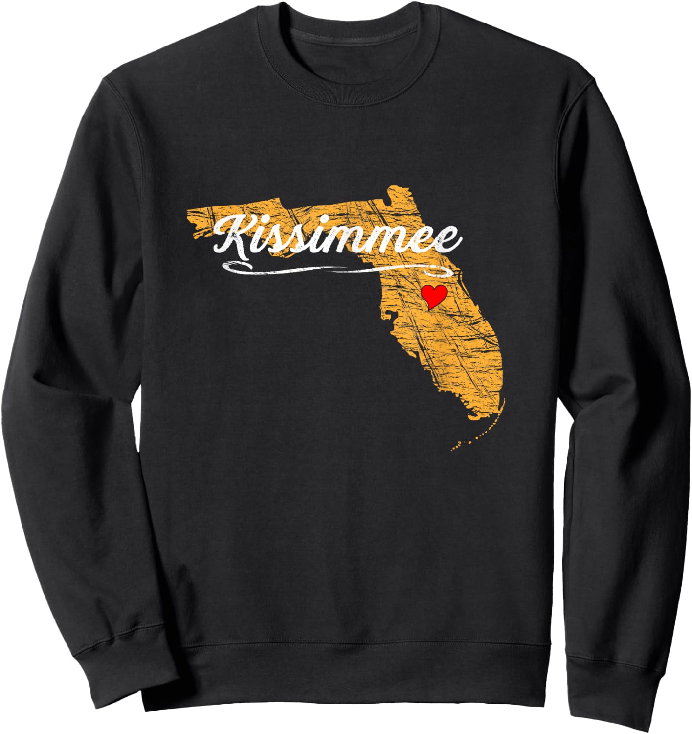 City of Kissimmee Florida Vacation Souvenir Graphic Sweatshirt - Sweatshirt | Black