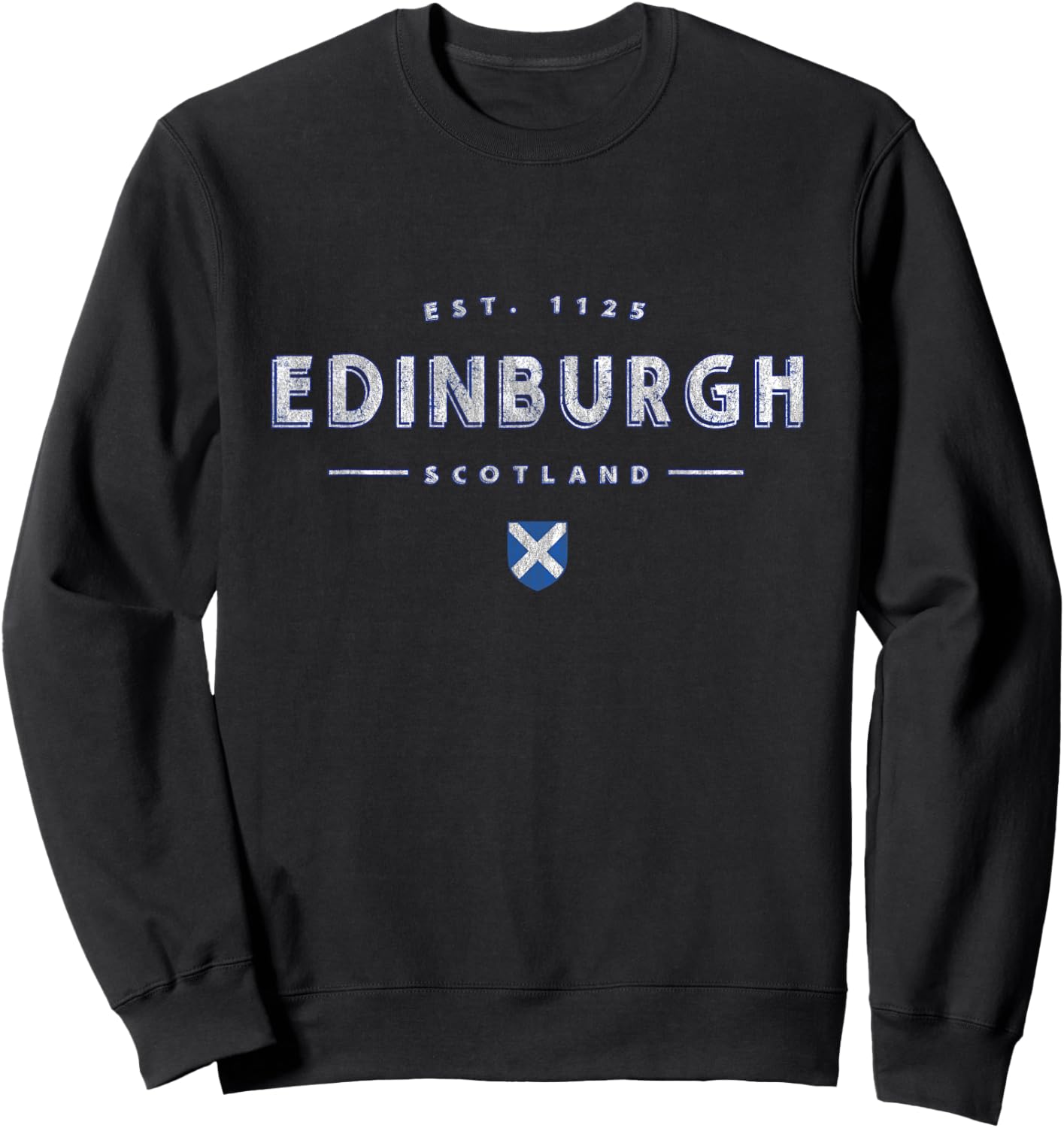 Edinburgh Scotland Sweatshirt - Sweatshirt | Black