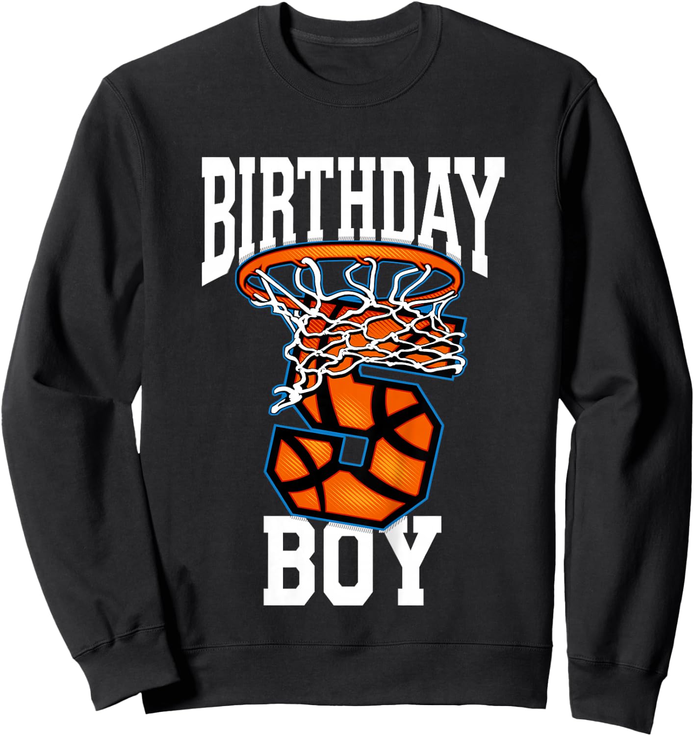 Kids 5th Birthday | Basketball Shirt For Boy | 5 Years Old Sweatshirt - Sweatshirt | Black