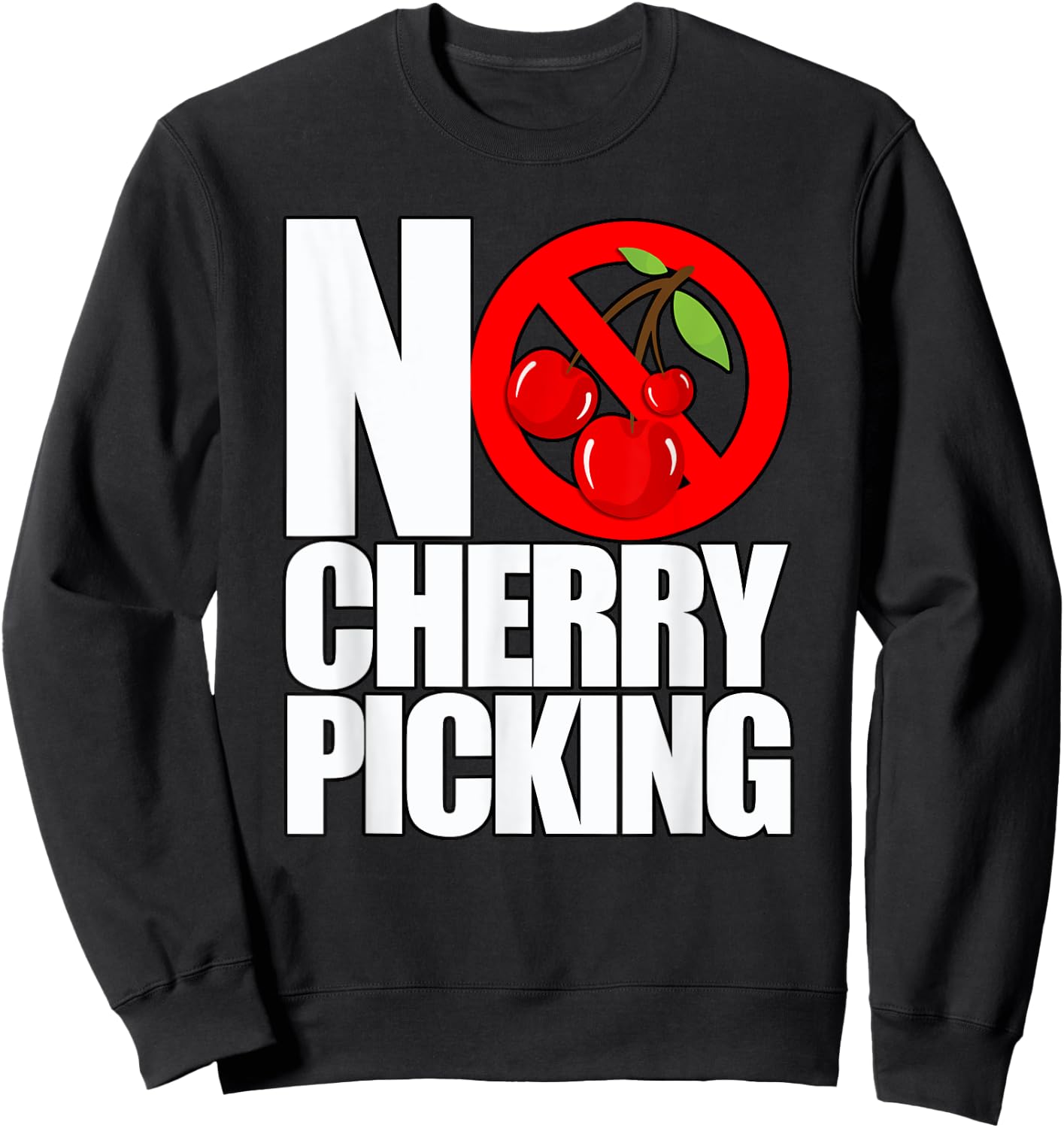 No Cherry Picking For Pick Associates AA Picker Sweatshirt - Sweatshirt | Black