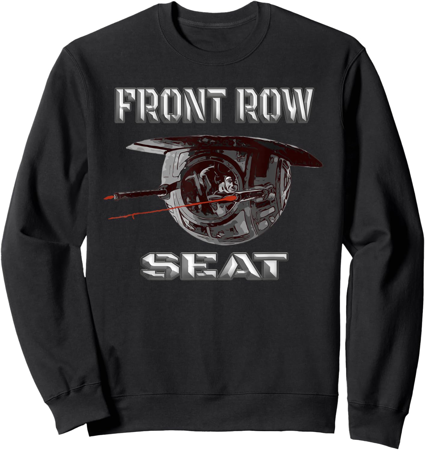 B-24 Bomber Ball Turret WW2 Warbird Sweatshirt - Sweatshirt | Black