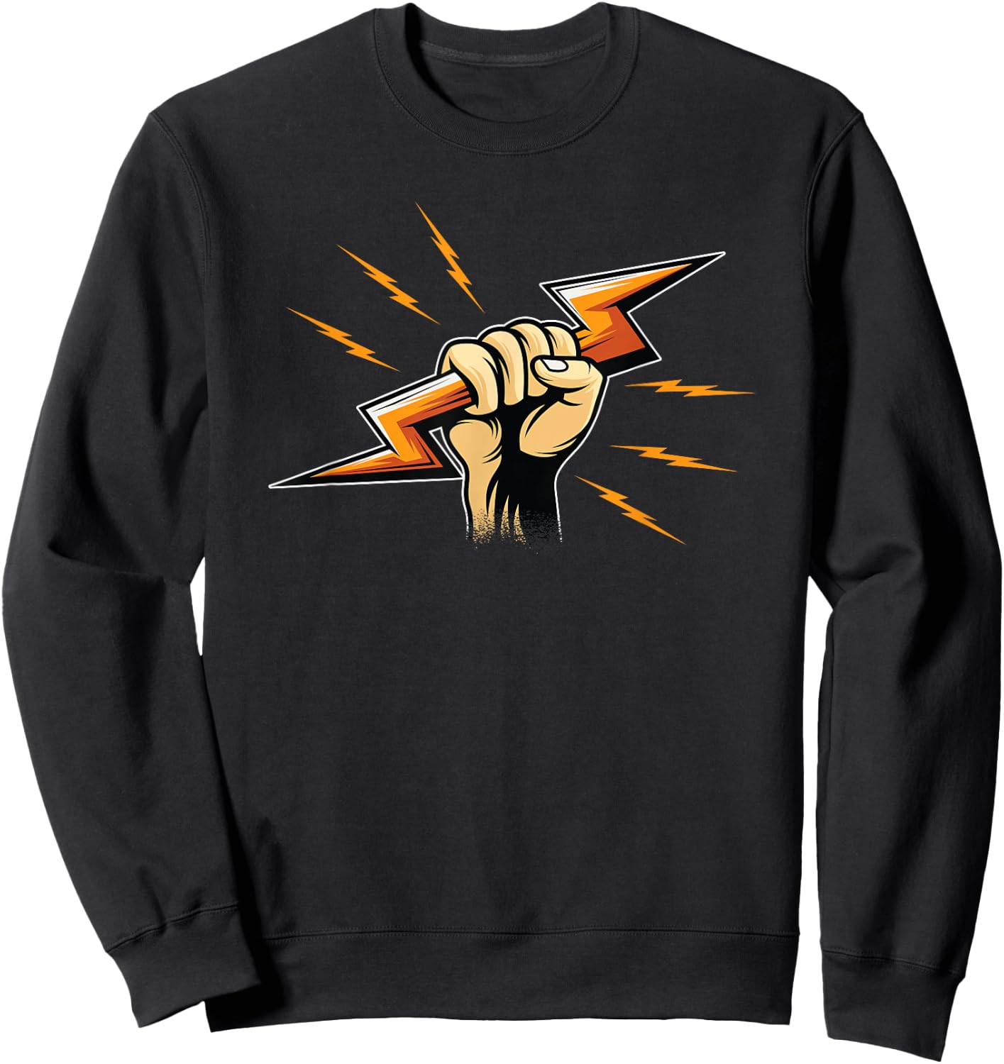 Funny Electrician Electrical Engineer - Electricity Lineman Sweatshirt - Sweatshirt | Black