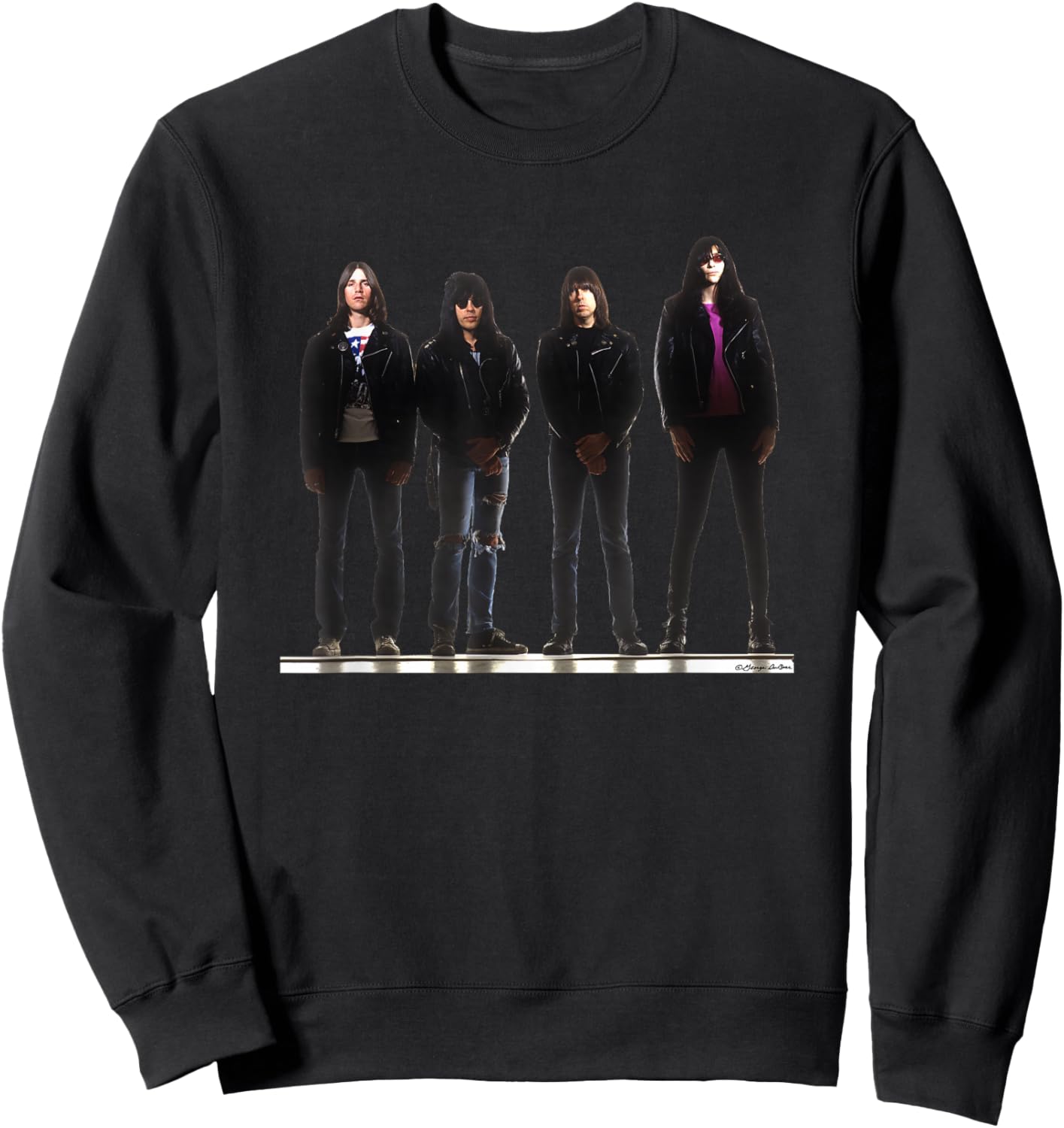 The Ramones Mondo Bizarro Photo by George DuBose Sweatshirt - Sweatshirt | Black