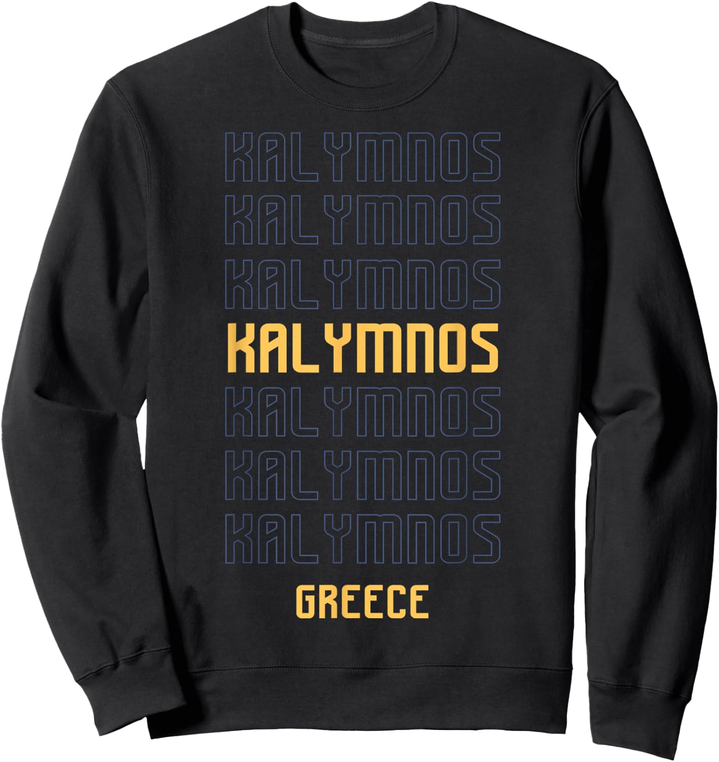 Kalymnos Greece Sweatshirt - Sweatshirt | Black