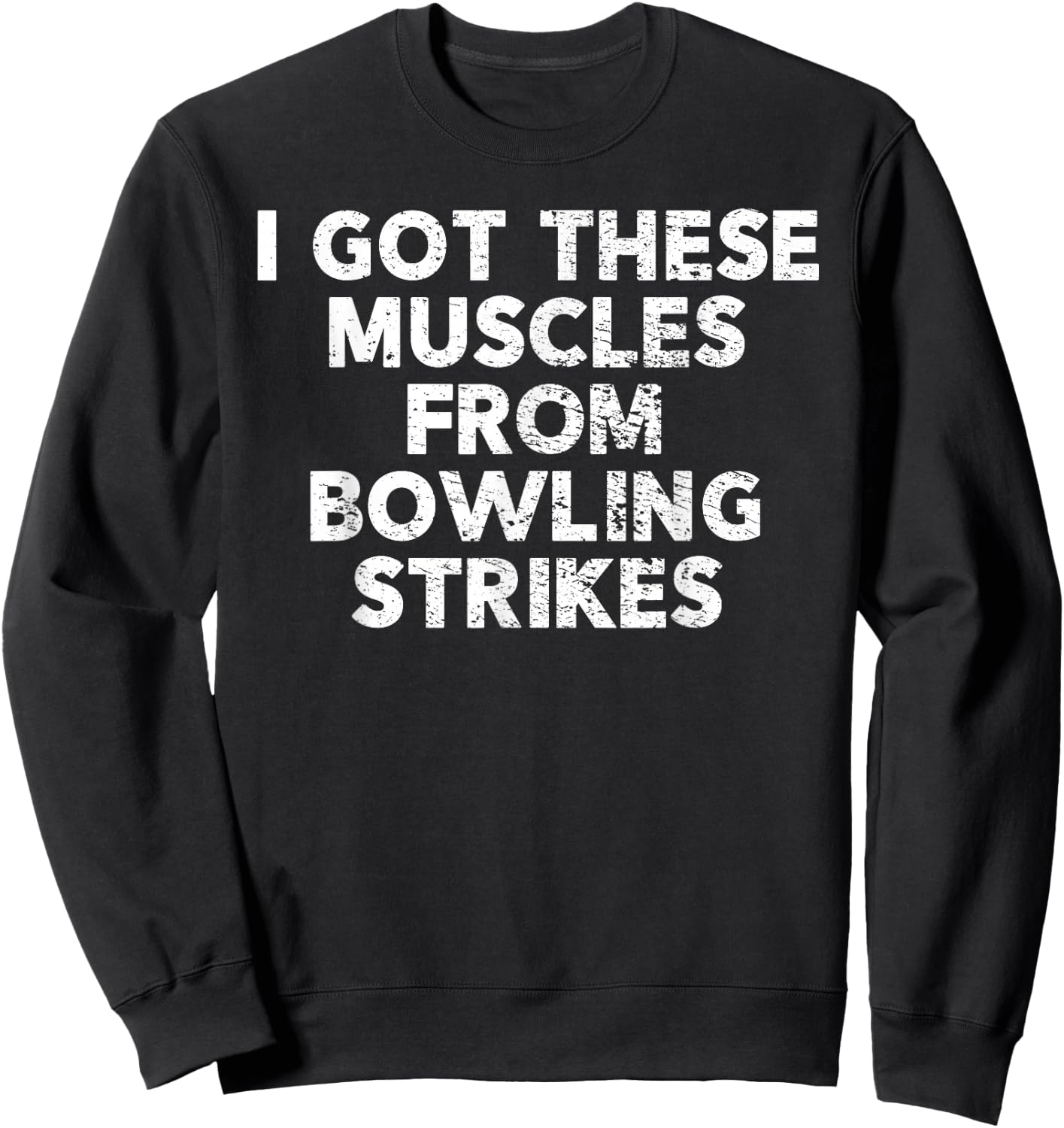 Funny Bowling Shirt and Guys Sweatshirt - Sweatshirt | Black