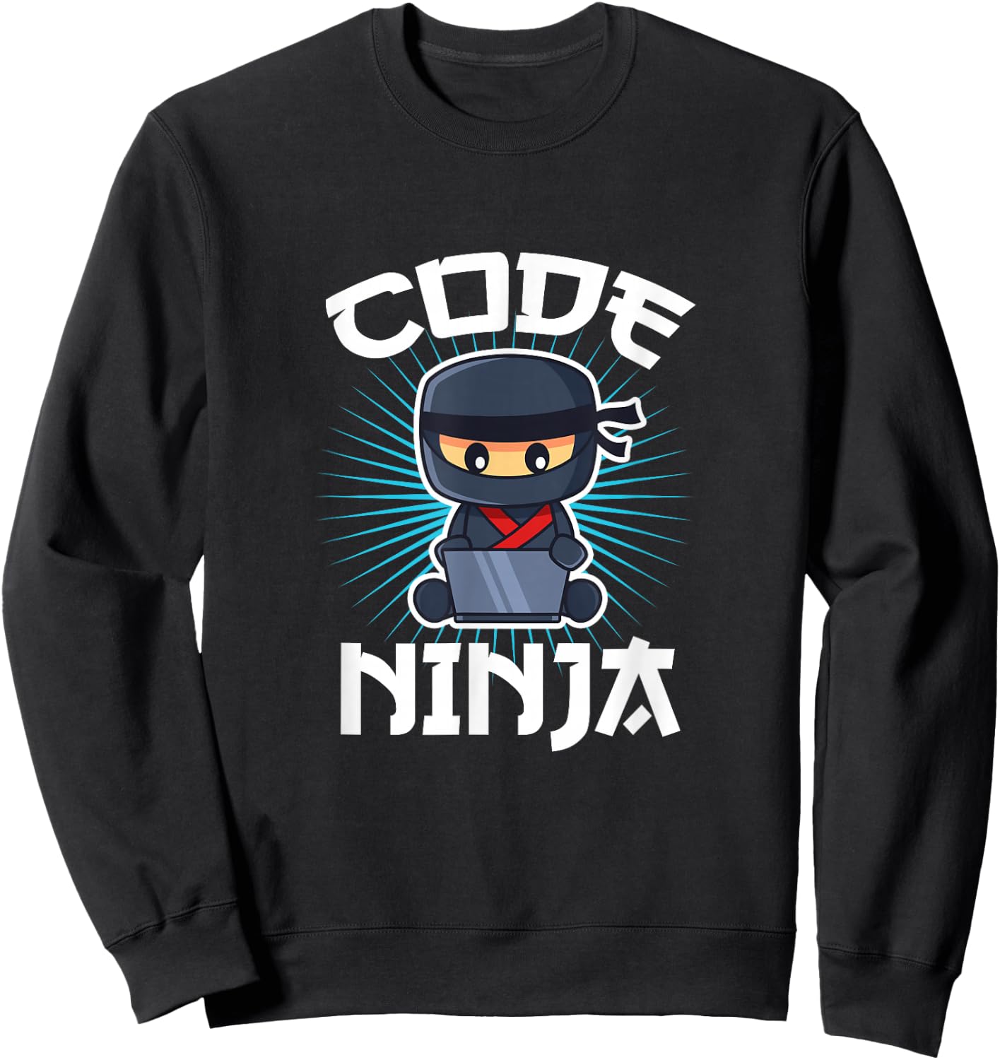 Code Ninja Programmer Coder Computer Programming Coding Small Sweatshirt - Sweatshirt | Black