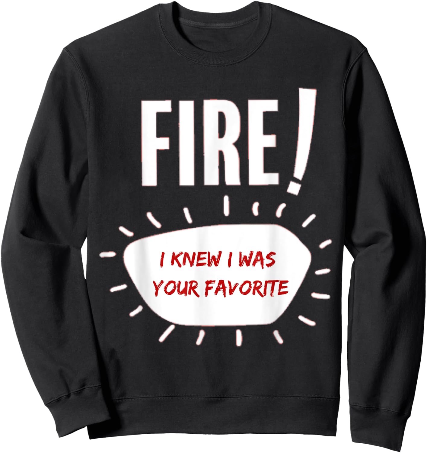 FIRE Sauce Hot Packet Taco Funny Easy Lazy Halloween Costume Sweatshirt - Sweatshirt | Black