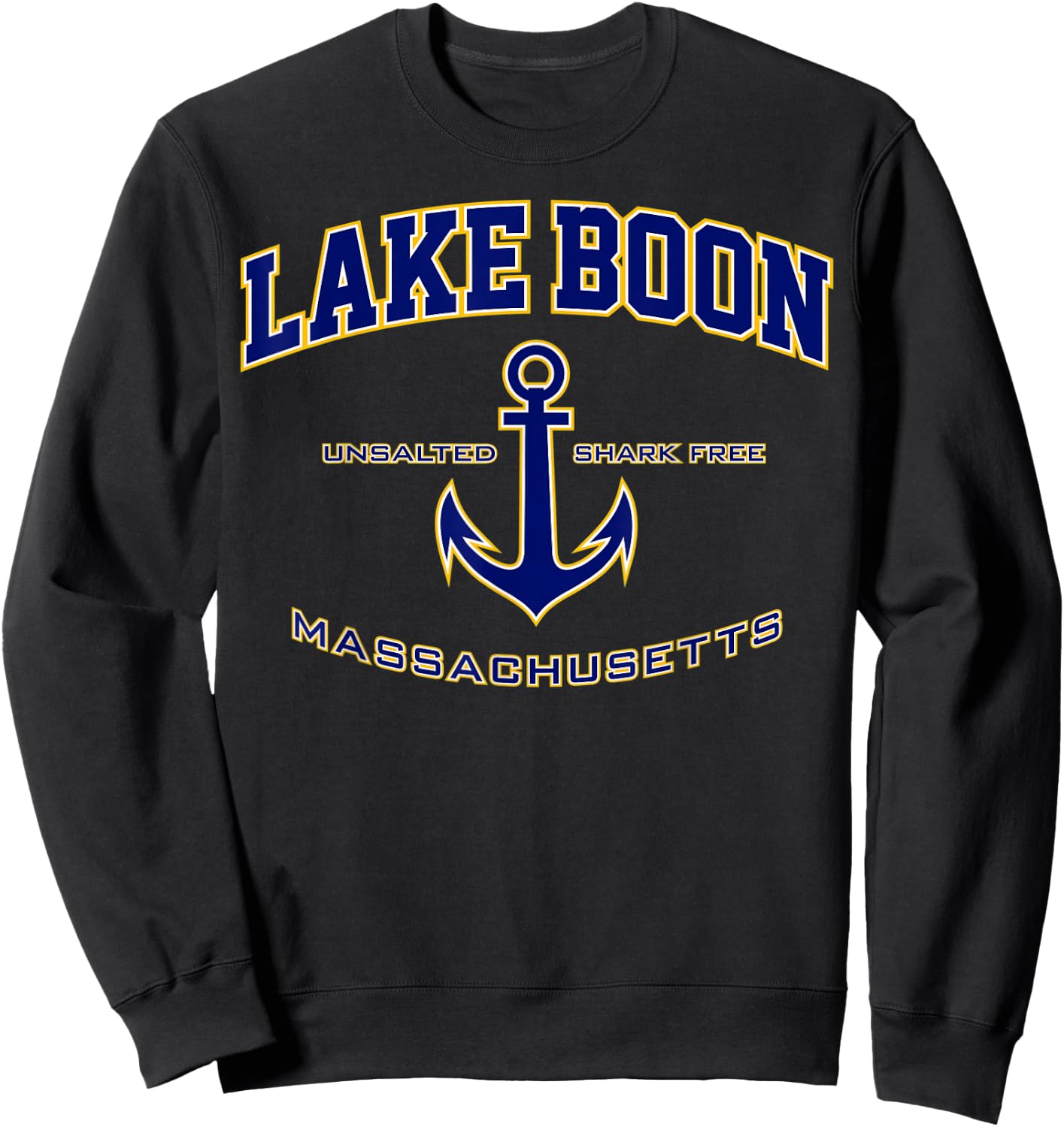 Lake Boon MA Sweatshirt - Sweatshirt | Black