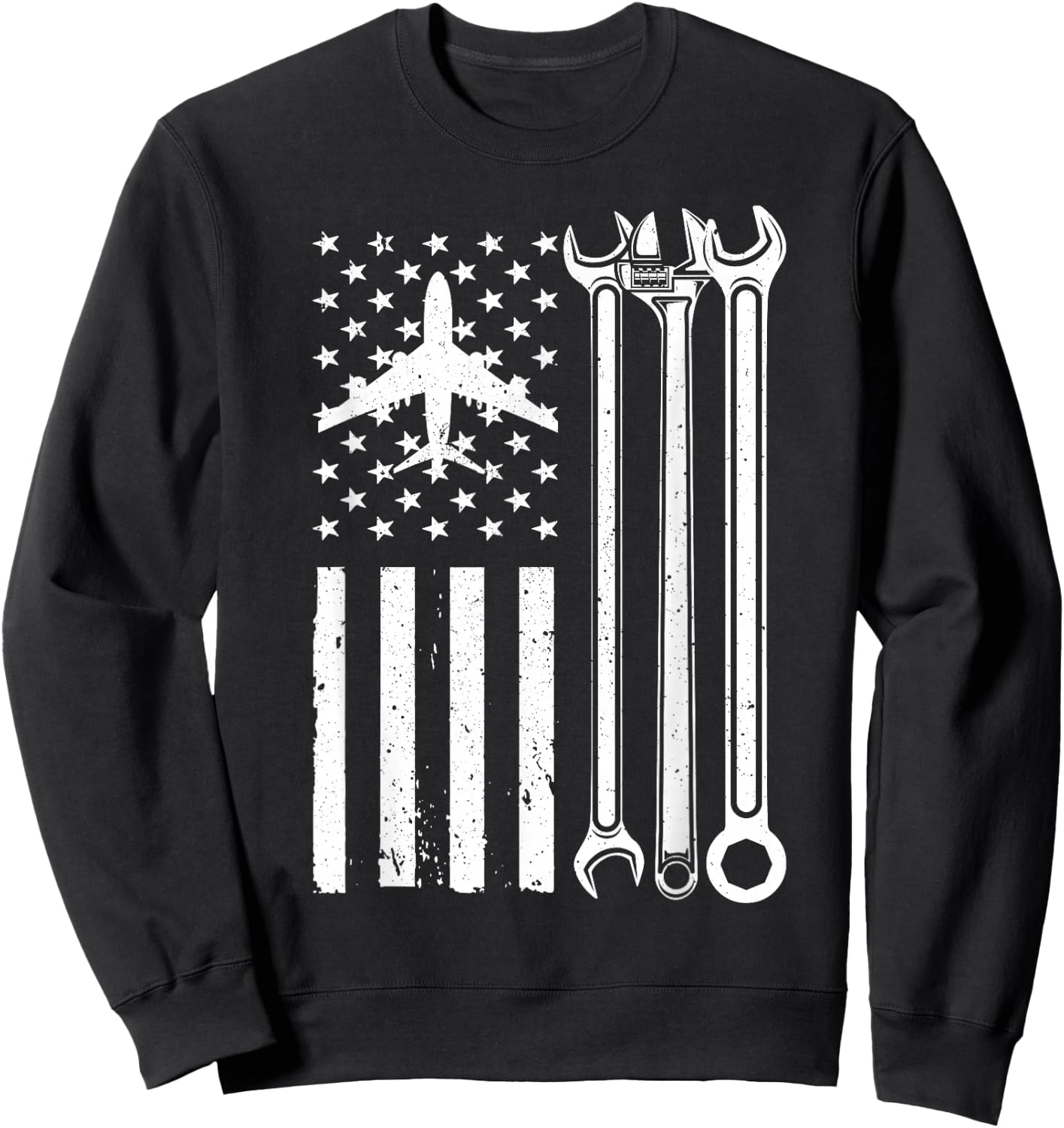 Aircraft Mechanic design Women Aviation Maintenance Sweatshirt - Sweatshirt | Black