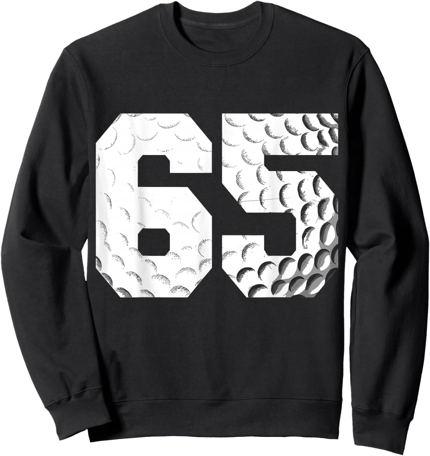 65th Birthday Men Golf Player Golf 65 Years Old Sweatshirt - Sweatshirt | Black
