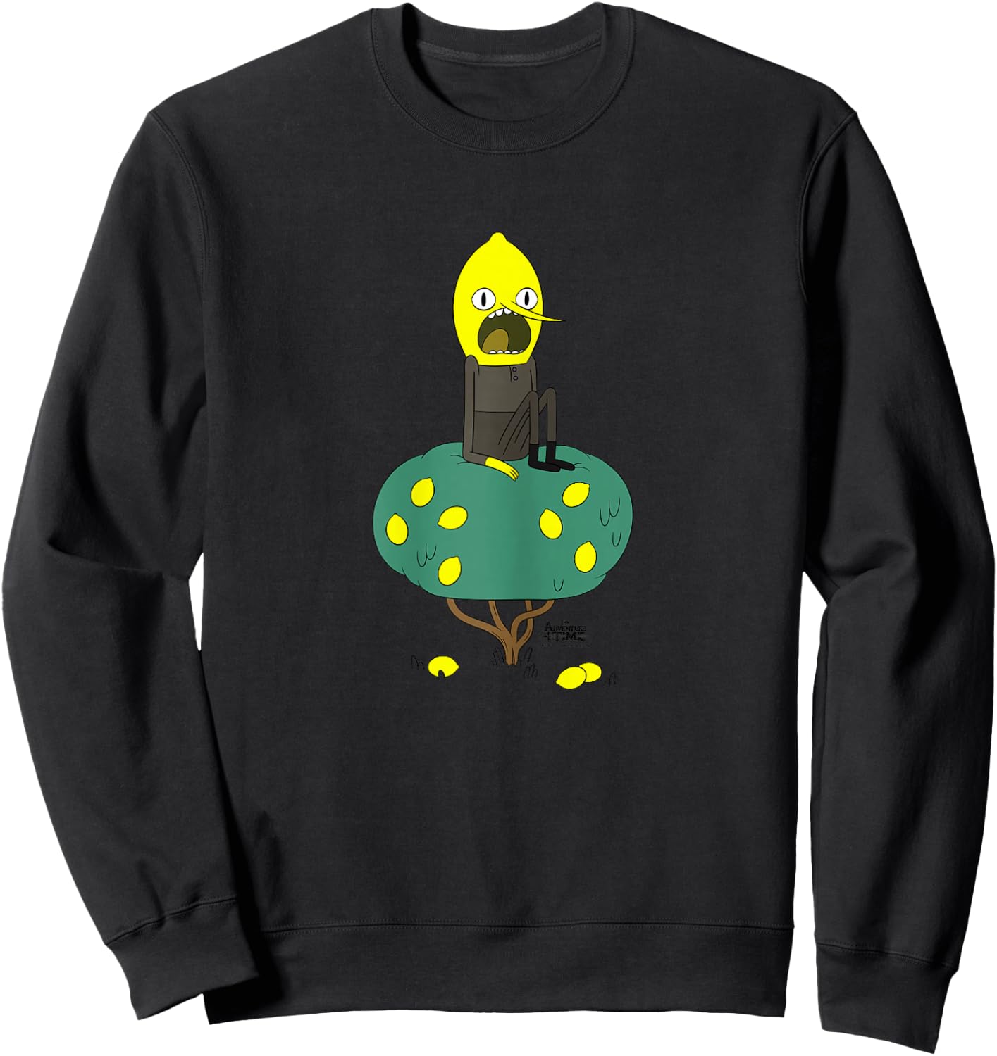 Adventure Time Lemongrab Tree Sweatshirt - Sweatshirt | Black