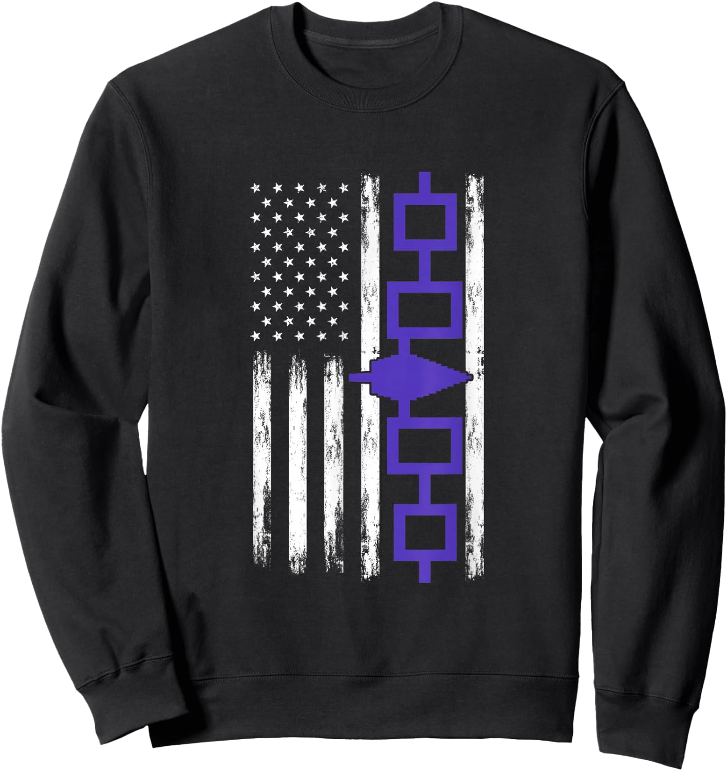 Iroquois Flag - Native Pride American Indian Tribe Sweatshirt - Sweatshirt | Black