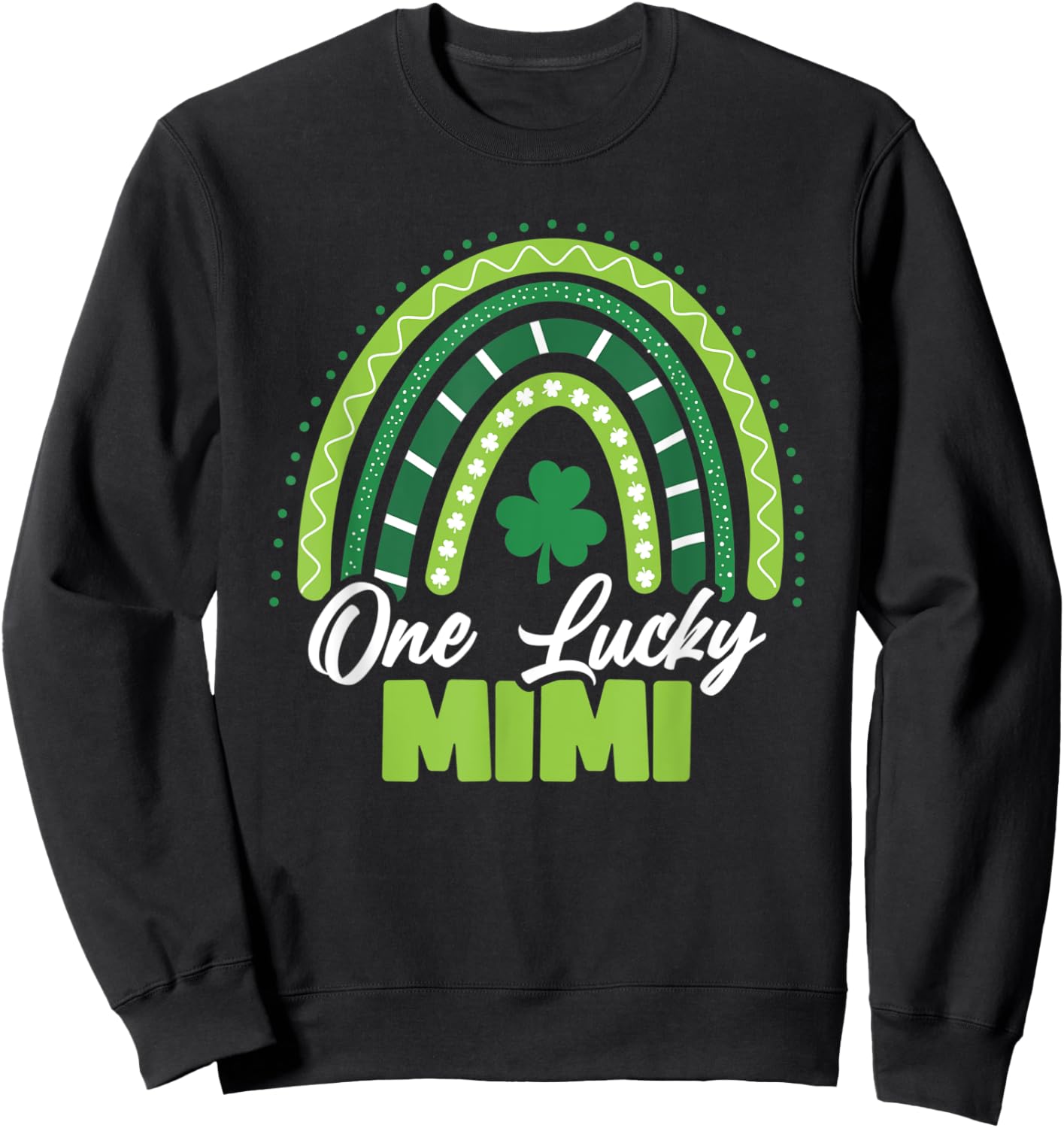 St Patricks Day One Lucky Mimi Sweatshirt - Sweatshirt | Black
