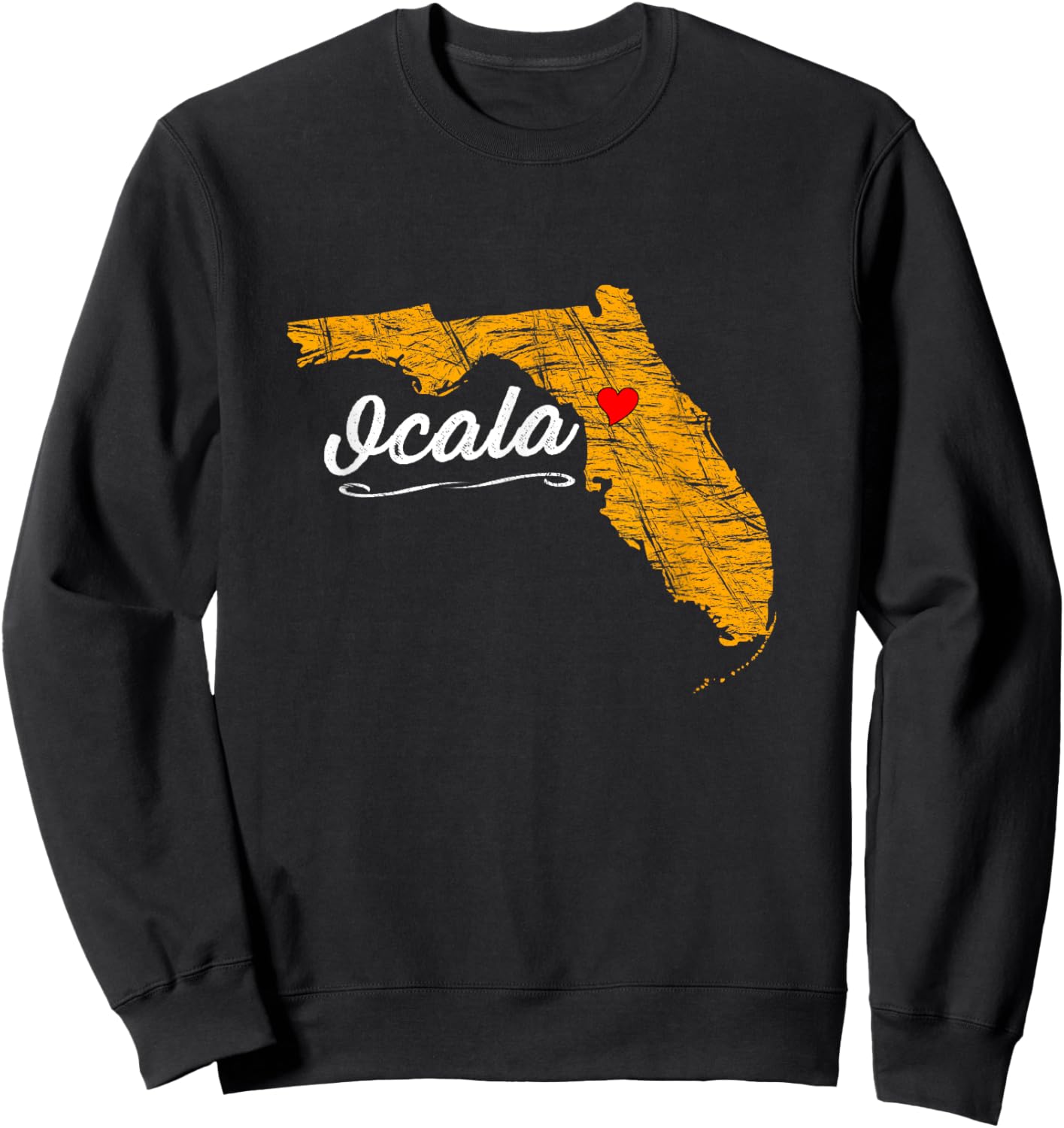 City of OCALA - FLORIDA | Vacation Souvenir Merch - Graphic Sweatshirt - Sweatshirt | Black