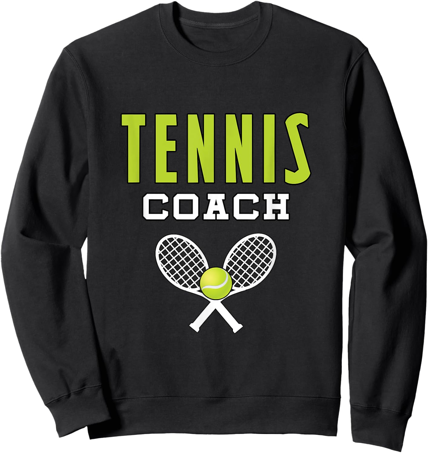Tennis Coach Sweatshirt - Sweatshirt | Black