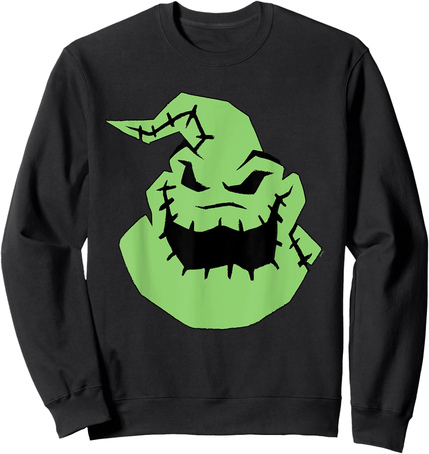 Disney The Nightmare Before Christmas Oogie Boogie Big Face Sweatshirt - Sweatshirt | Black